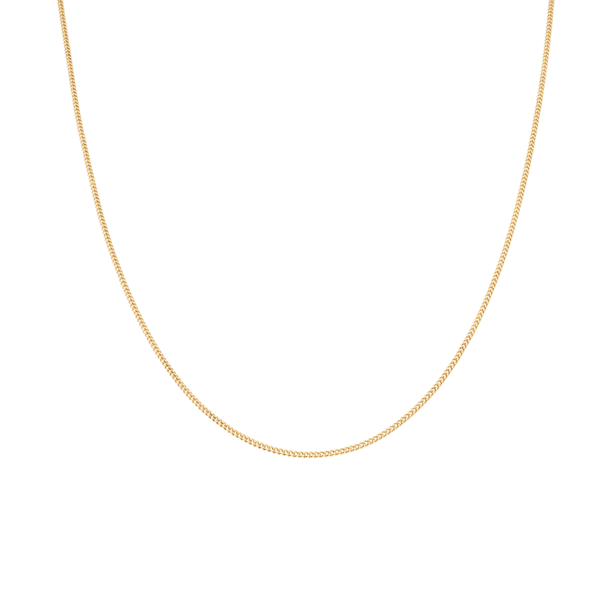 Pansarkedja 38cm 18K guld