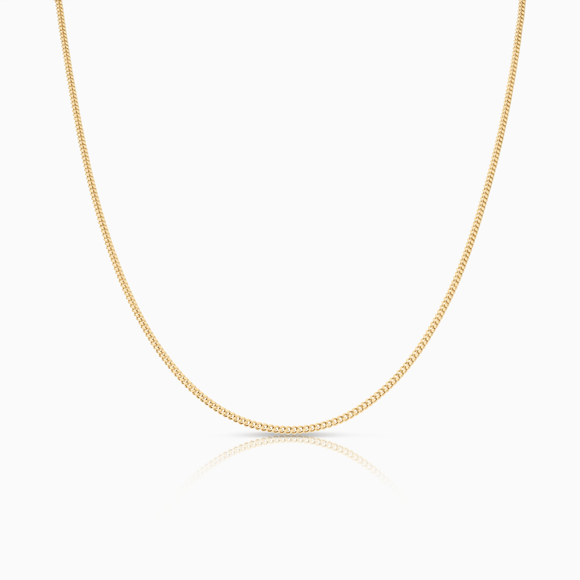 Pansarkedja 42cm 18K guld