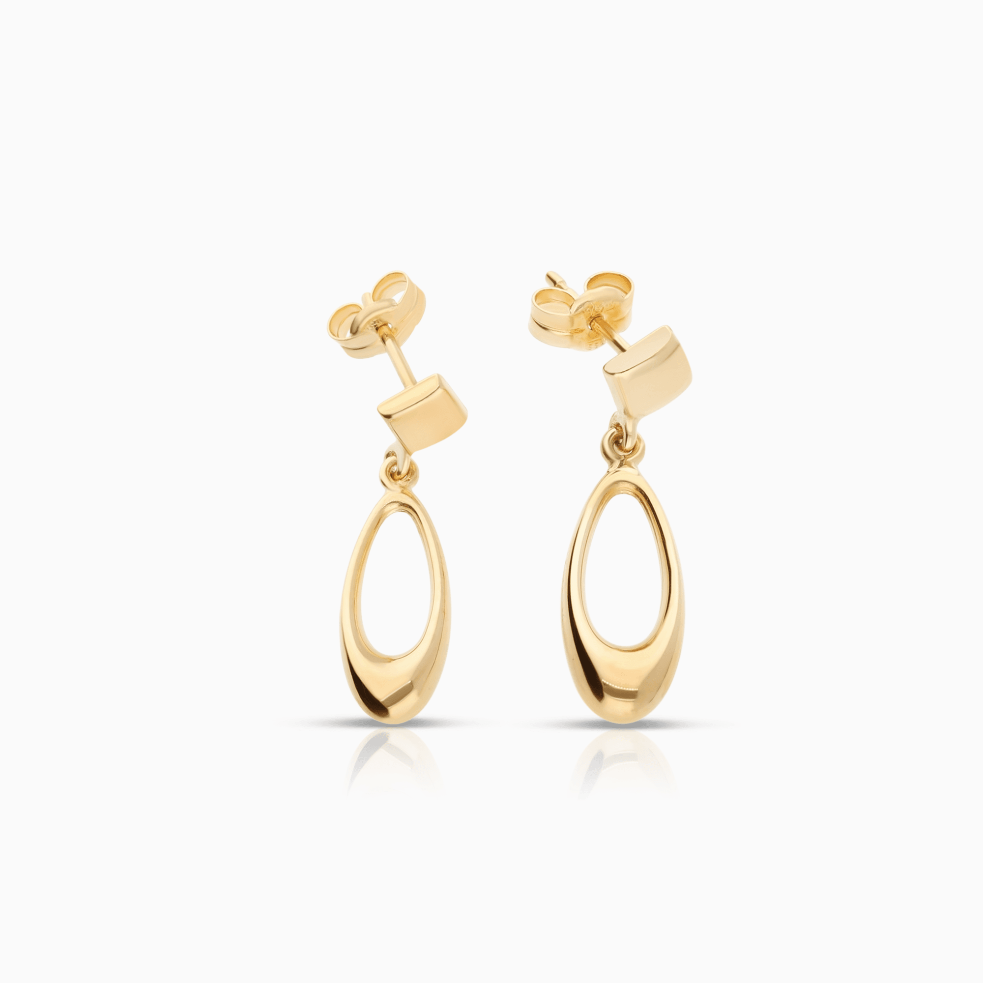 Gold earrings 1.20g 18K gold