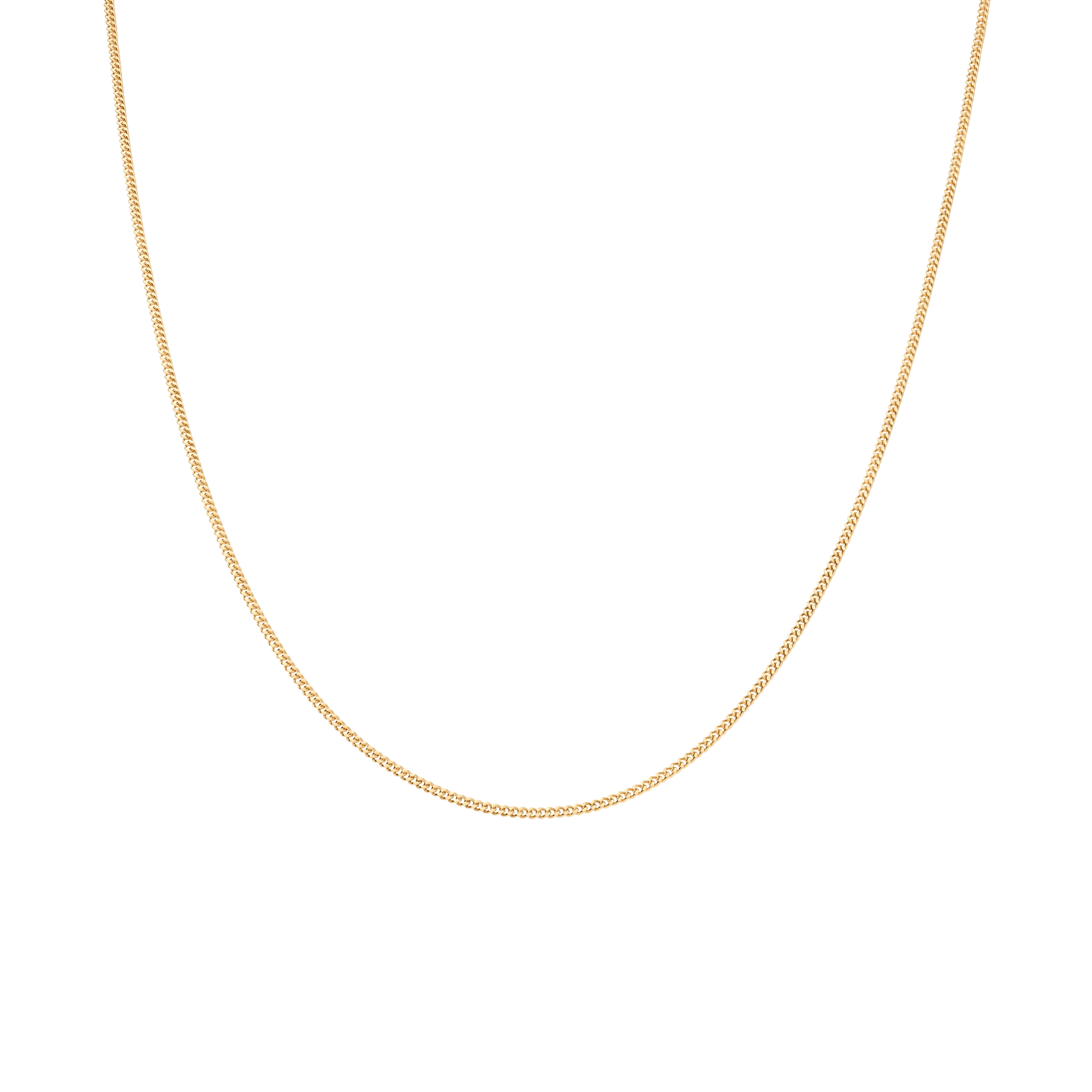 Curb chain 38.5cm 18K gold