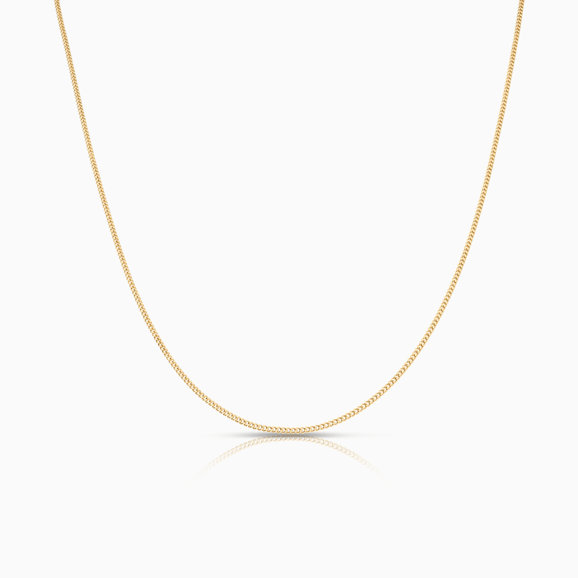 Pansarkedja 38cm 18K guld