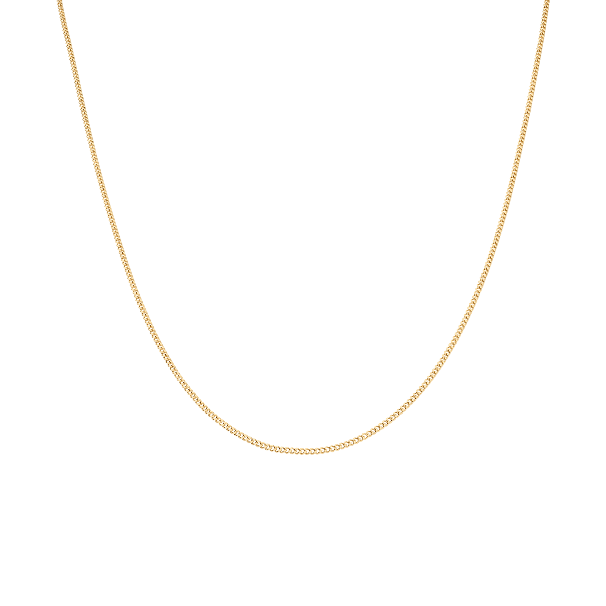 Pansarkedja 38cm 18K guld