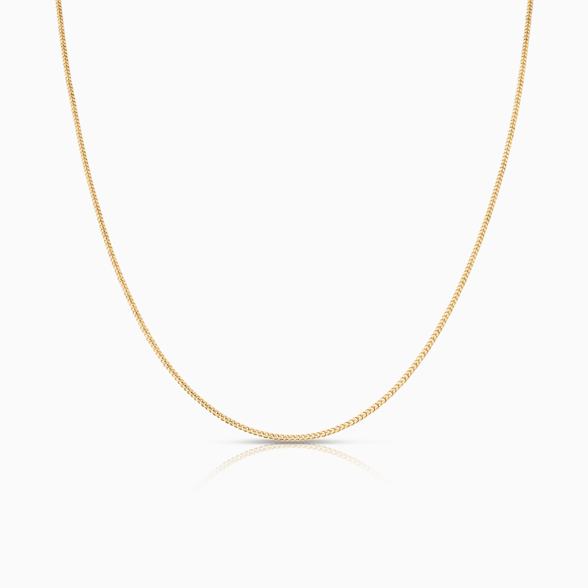 Pansarkedja 38cm 18K guld