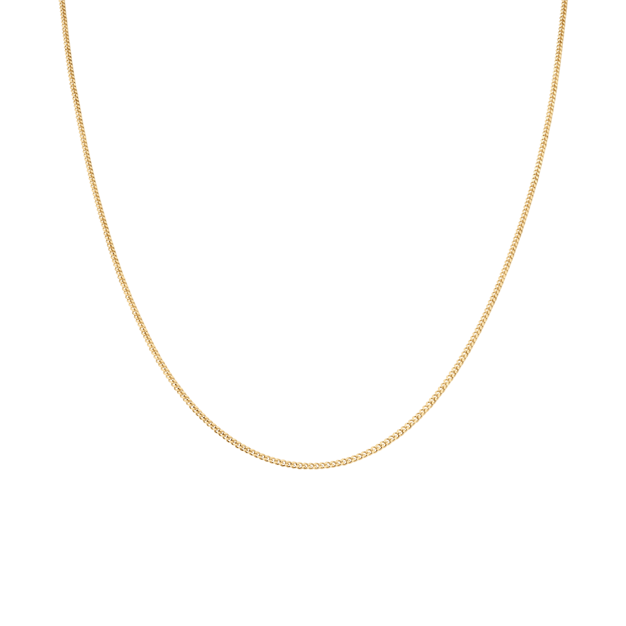Pansarkedja 38cm 18K guld