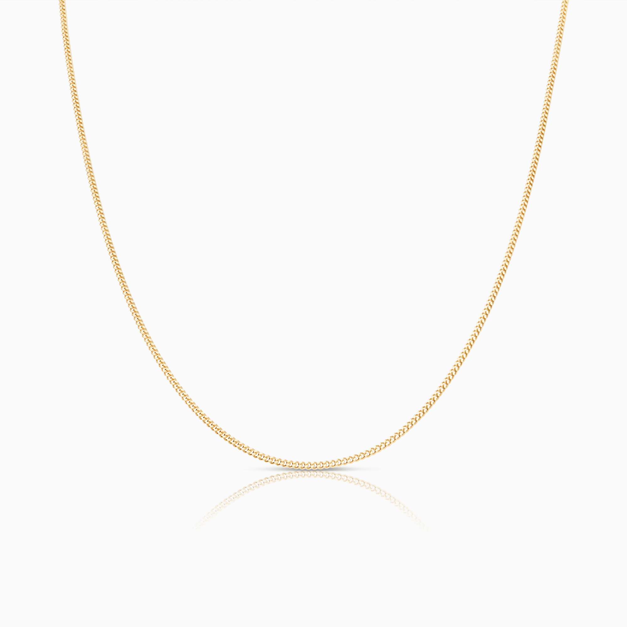 Pansarkedja 38cm 18K guld
