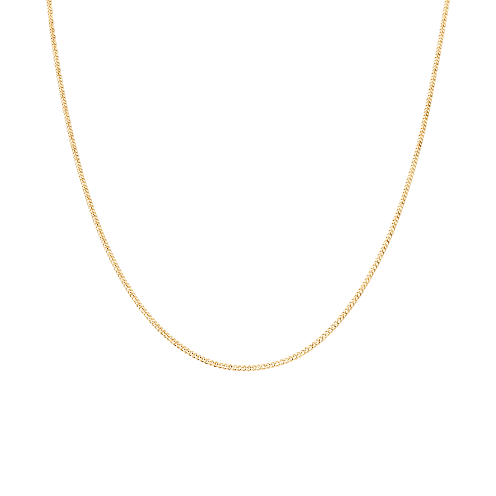 Pansarkedja 38cm 18K guld