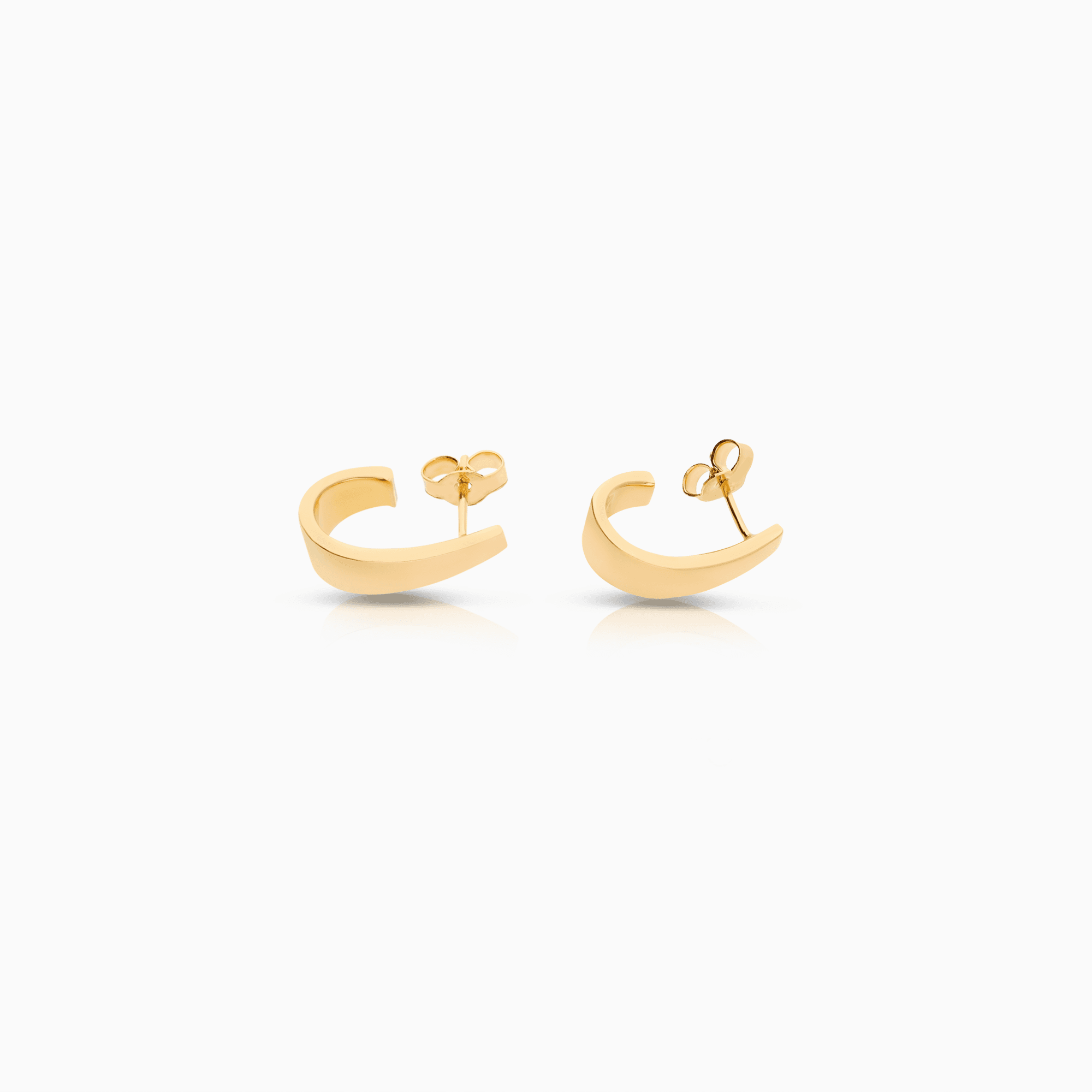 Gold earrings 1.56g 18K gold