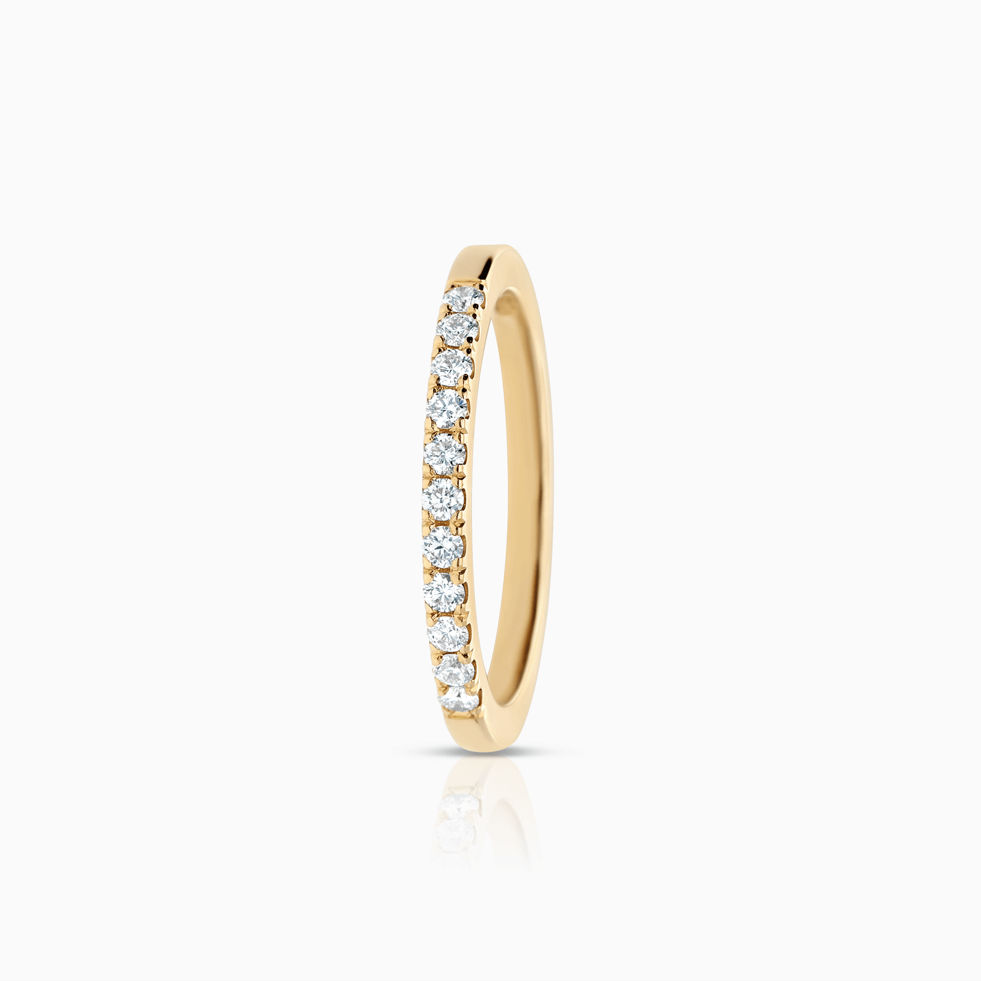 Alliansring 0,20ct 18K guld