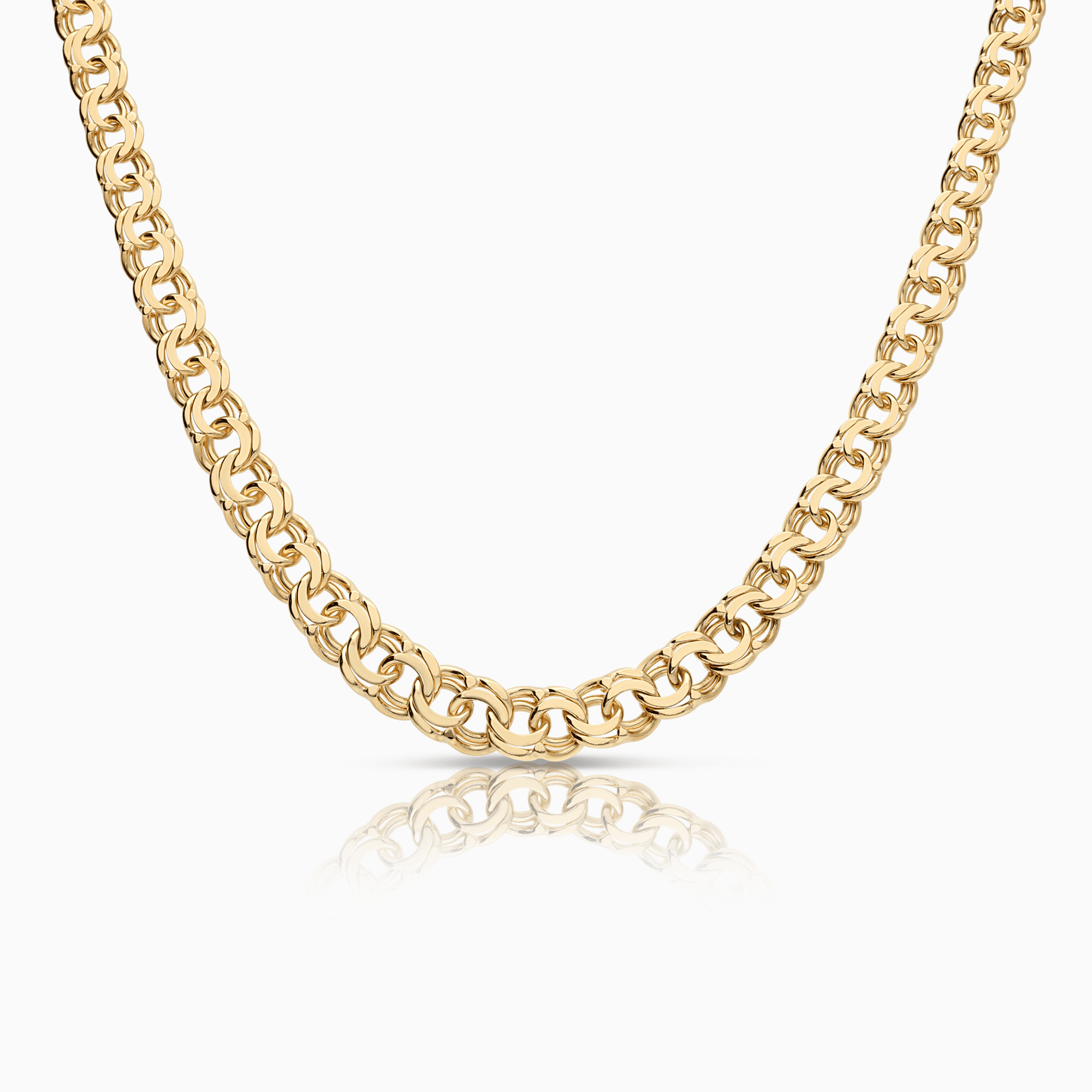 Bismarck halsband 44,56g 18K guld