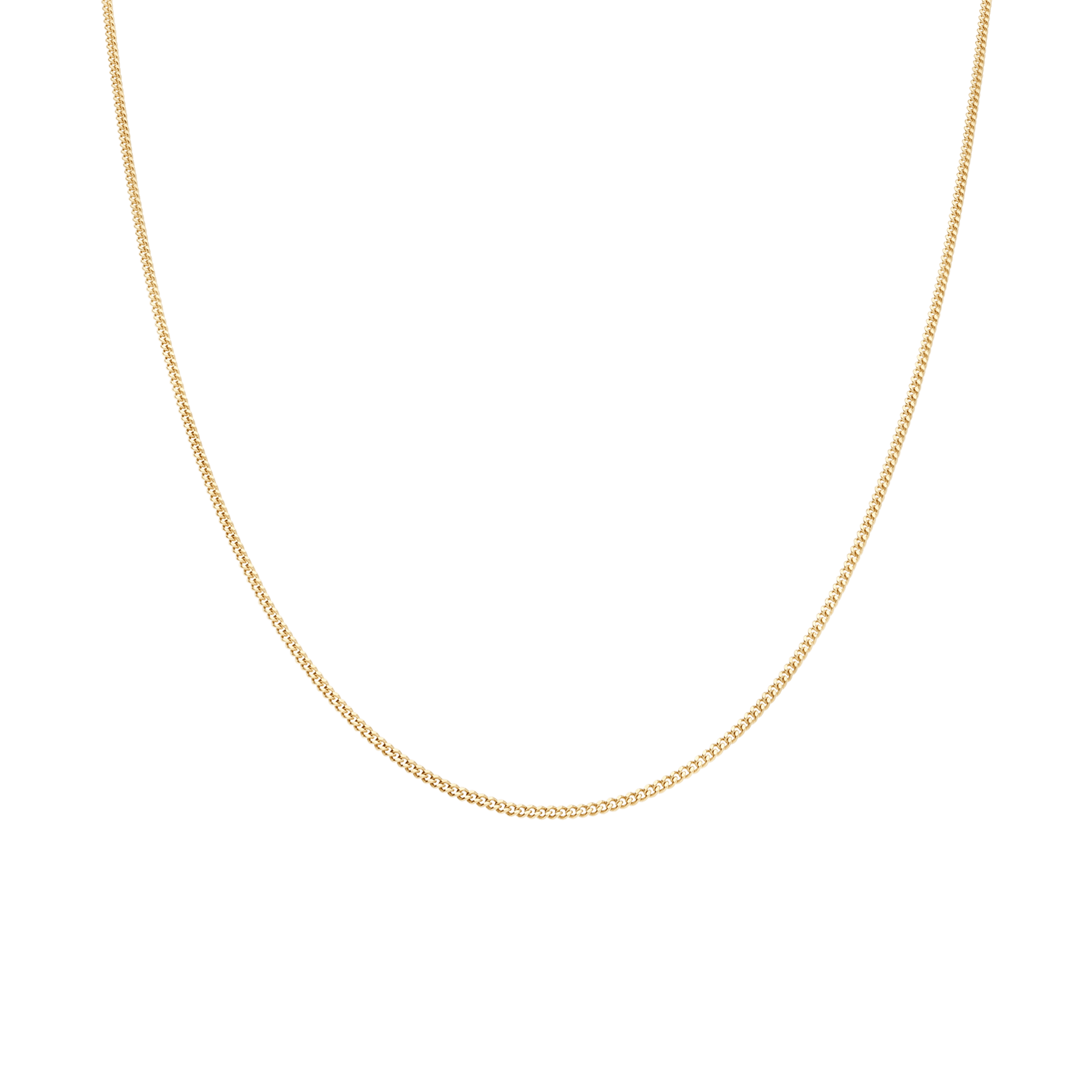 Pansarlänk 38cm 18K guld