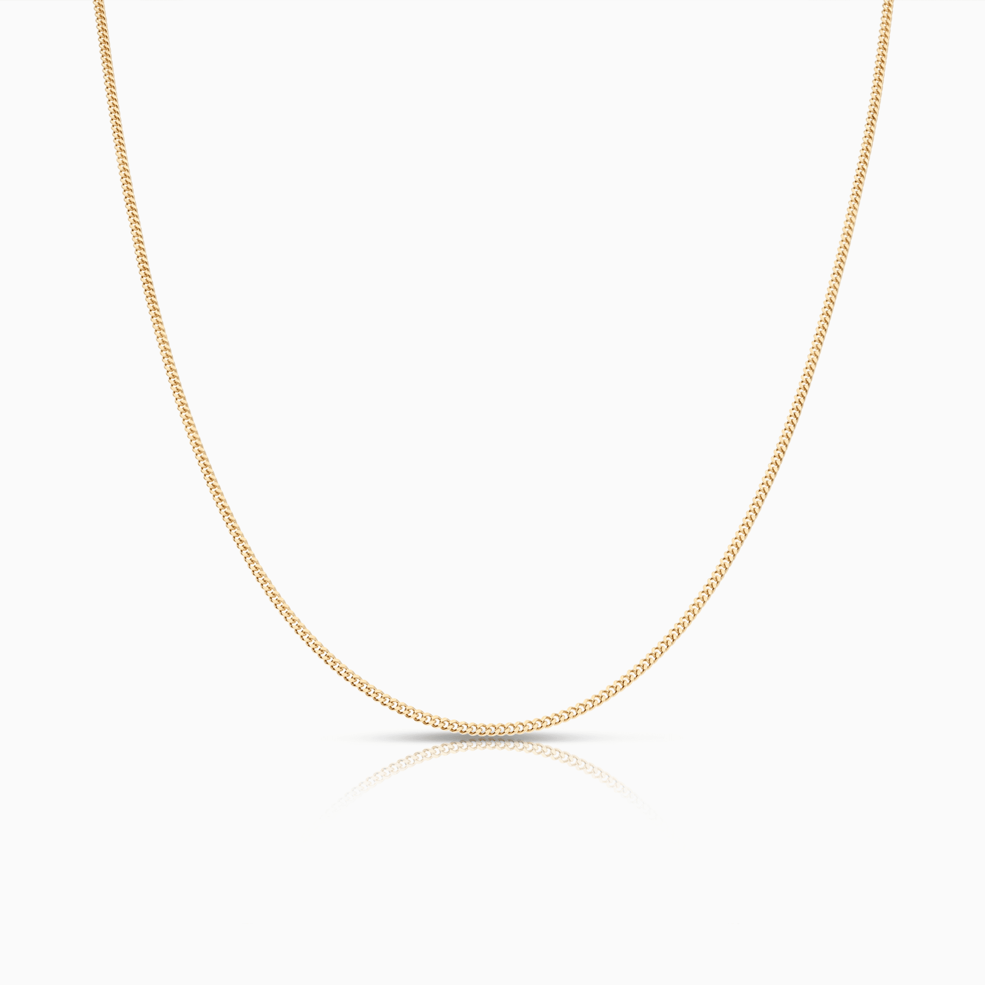 Pansarkedja 40cm 18K guld