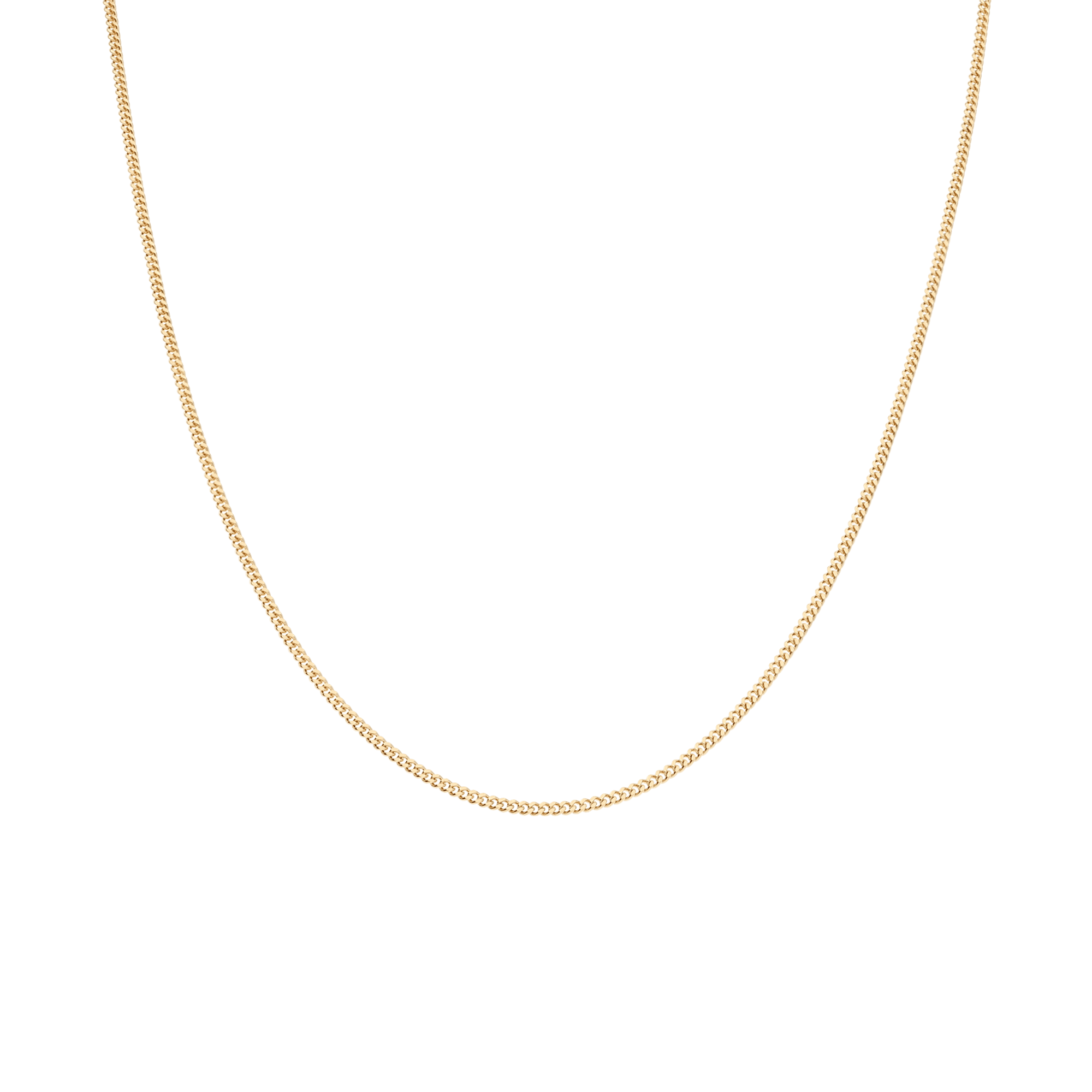 Pansarkedja 40cm 18K guld