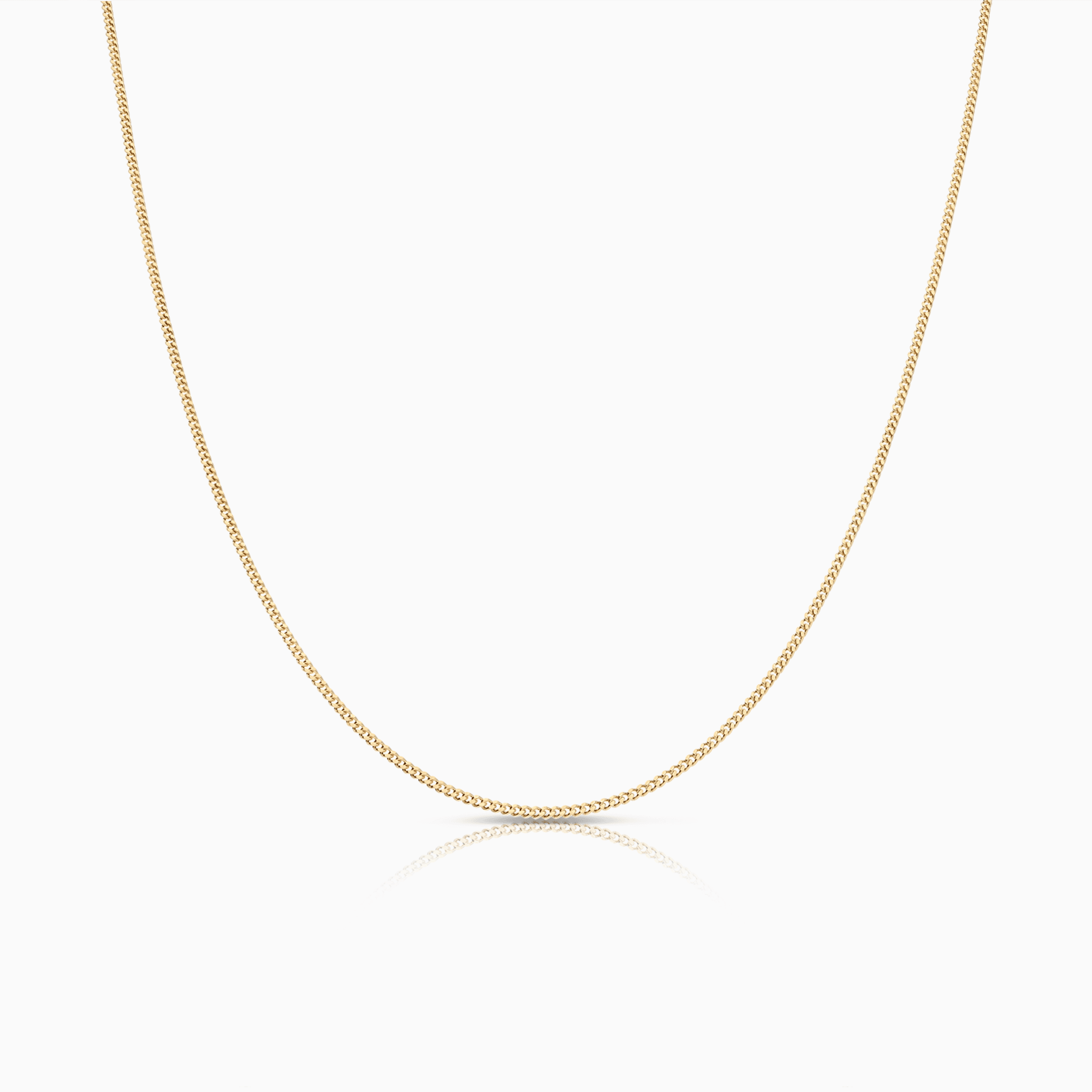 Pansarkedja 38cm 18K guld