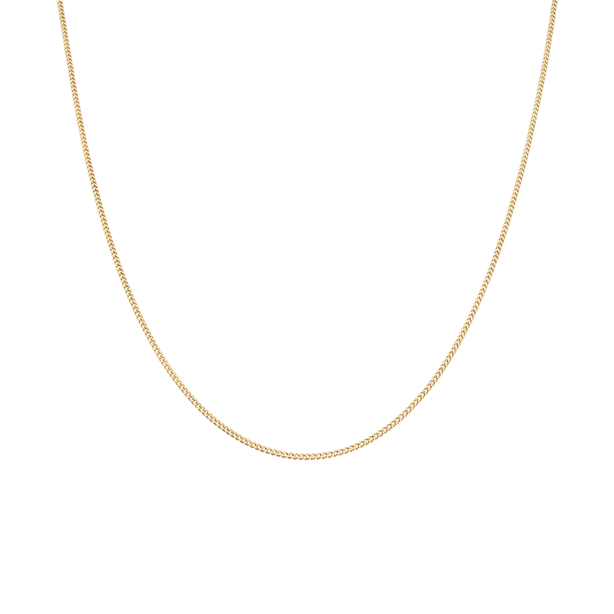 Pansarkedja 38cm 18K guld