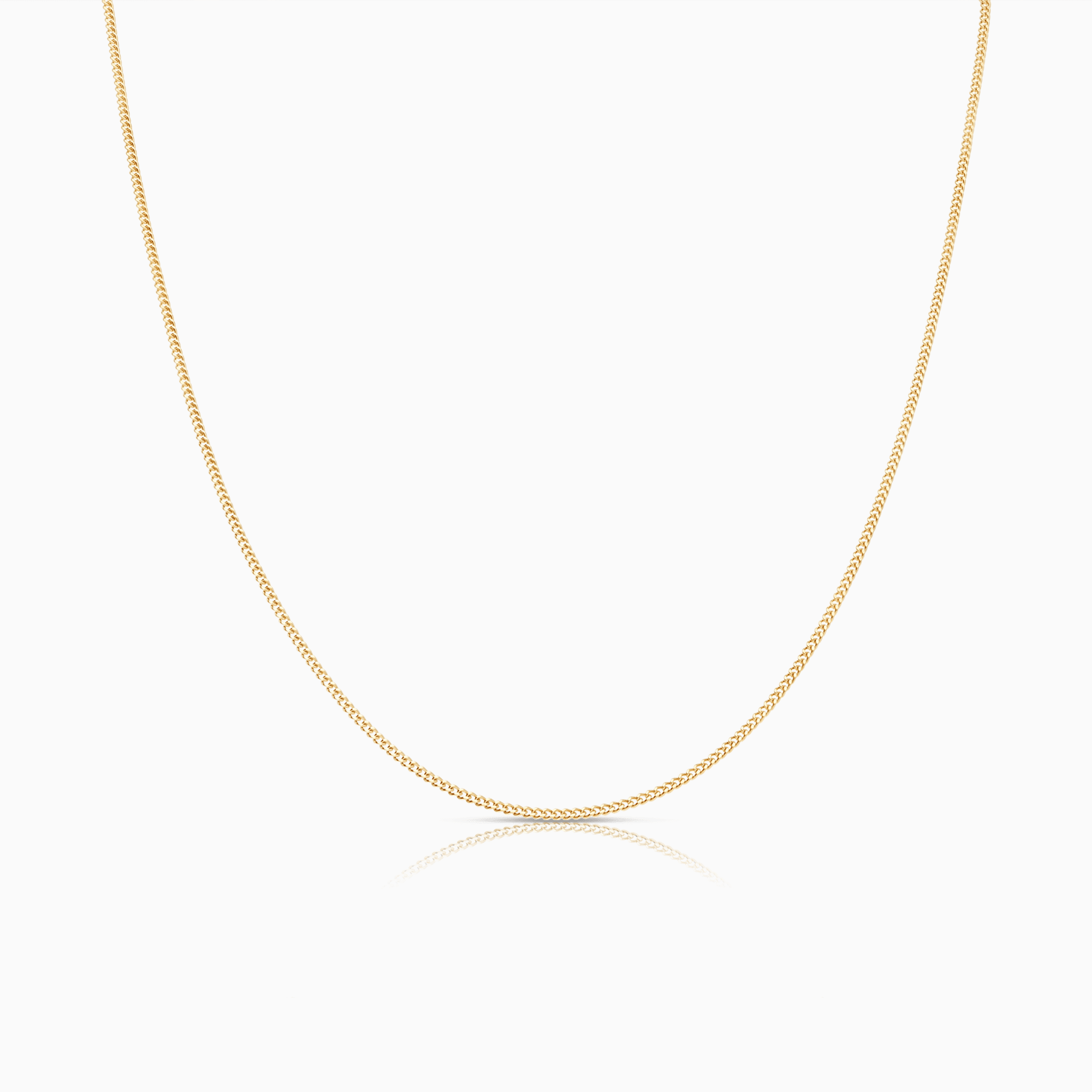 Curb chain 41cm 18K gold
