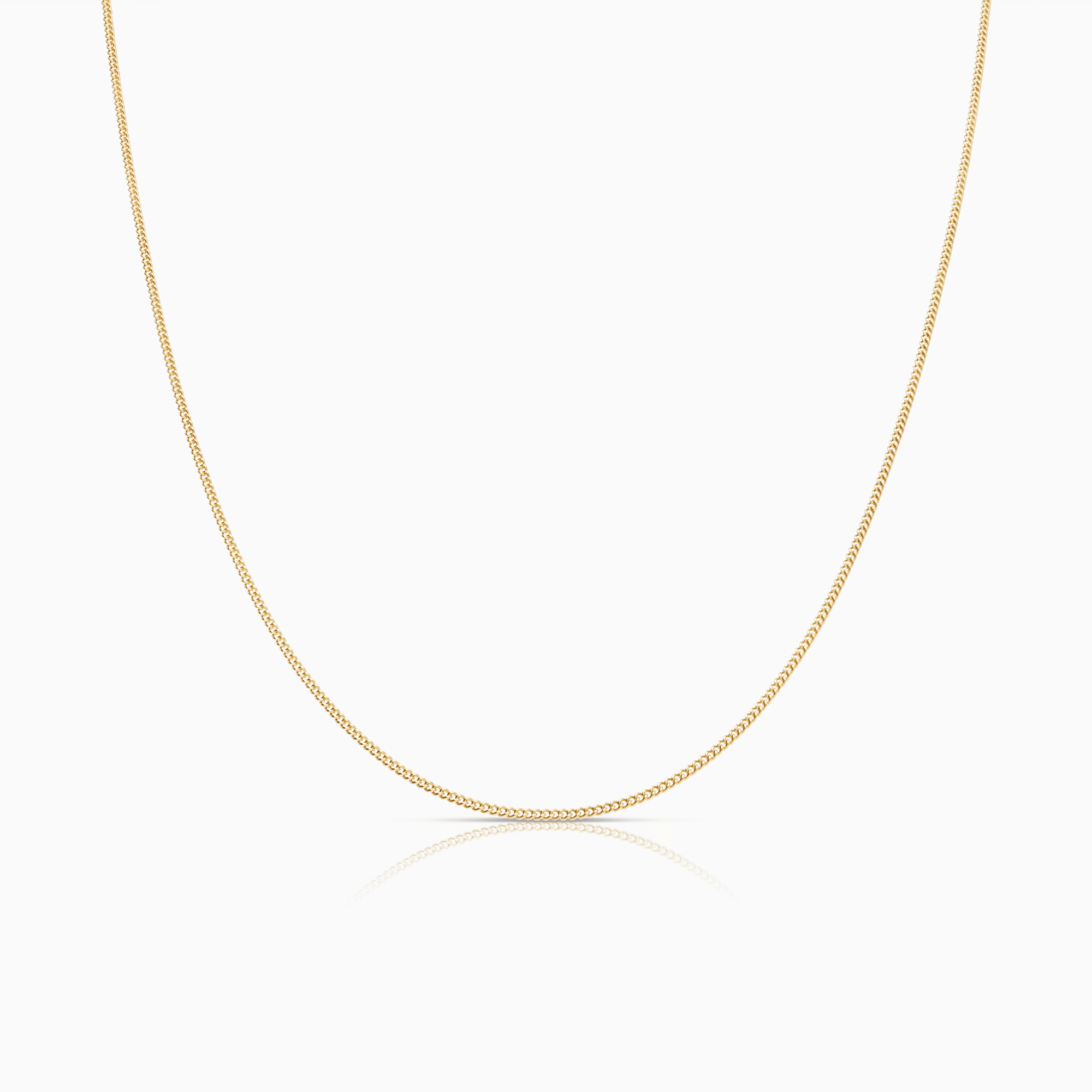 Pansarlänk 43cm 18K guld