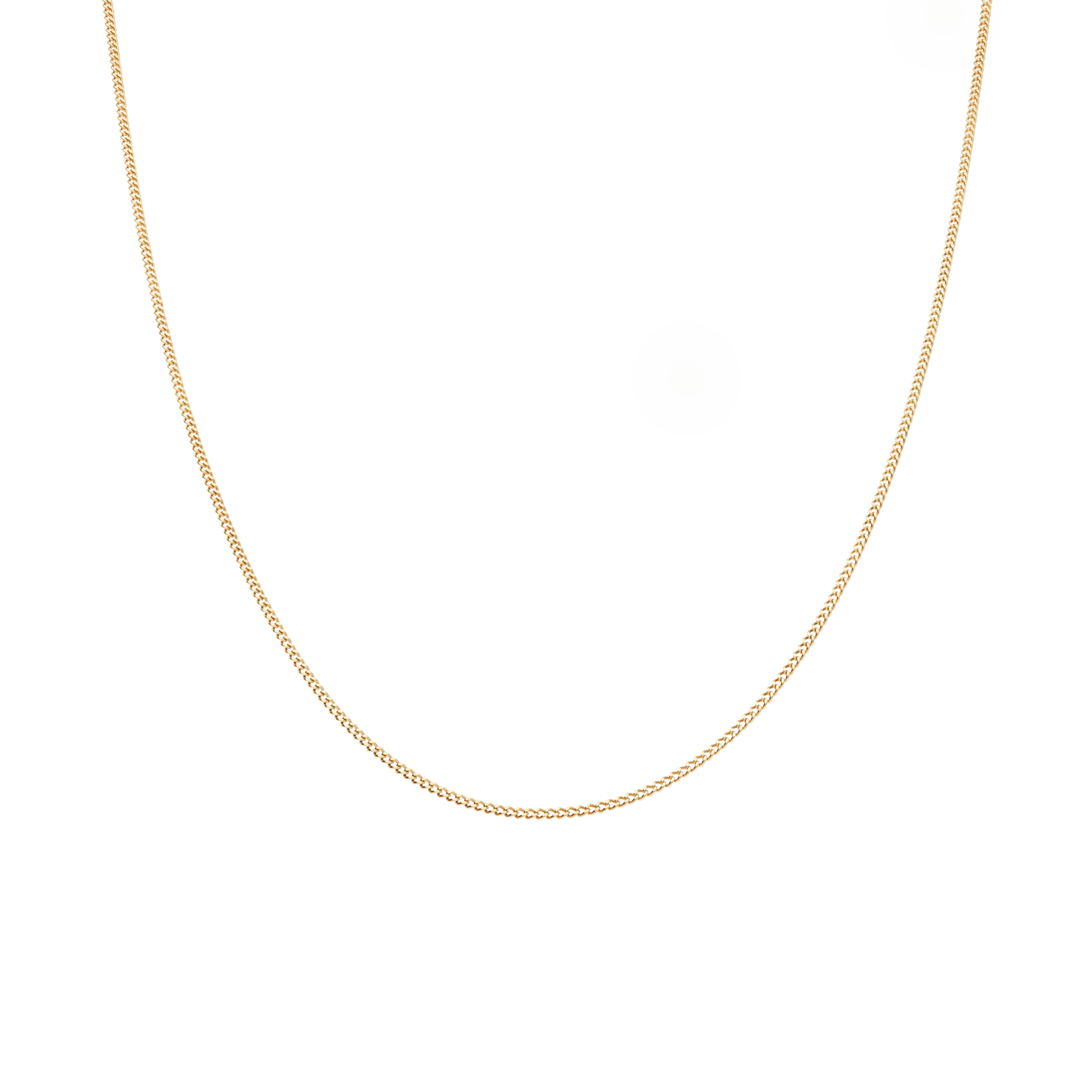 Pansarlänk 40cm 18K guld