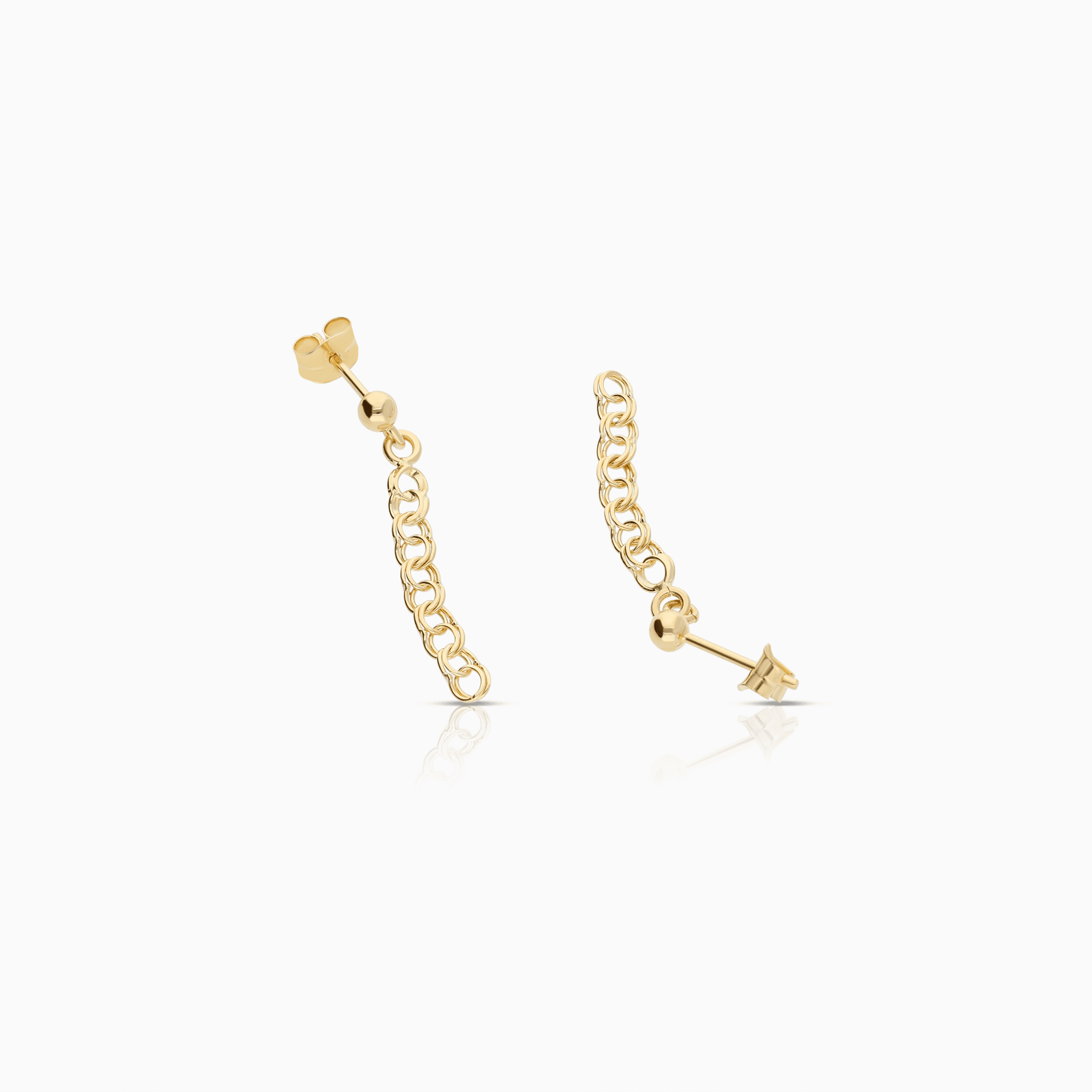 Bismarck earrings 1.12g 18K gold