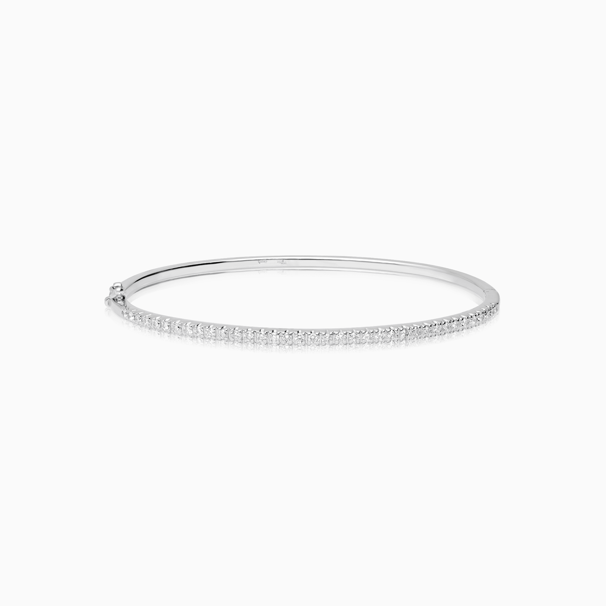 Armring med diamanter 0,72ct 18K vitguld