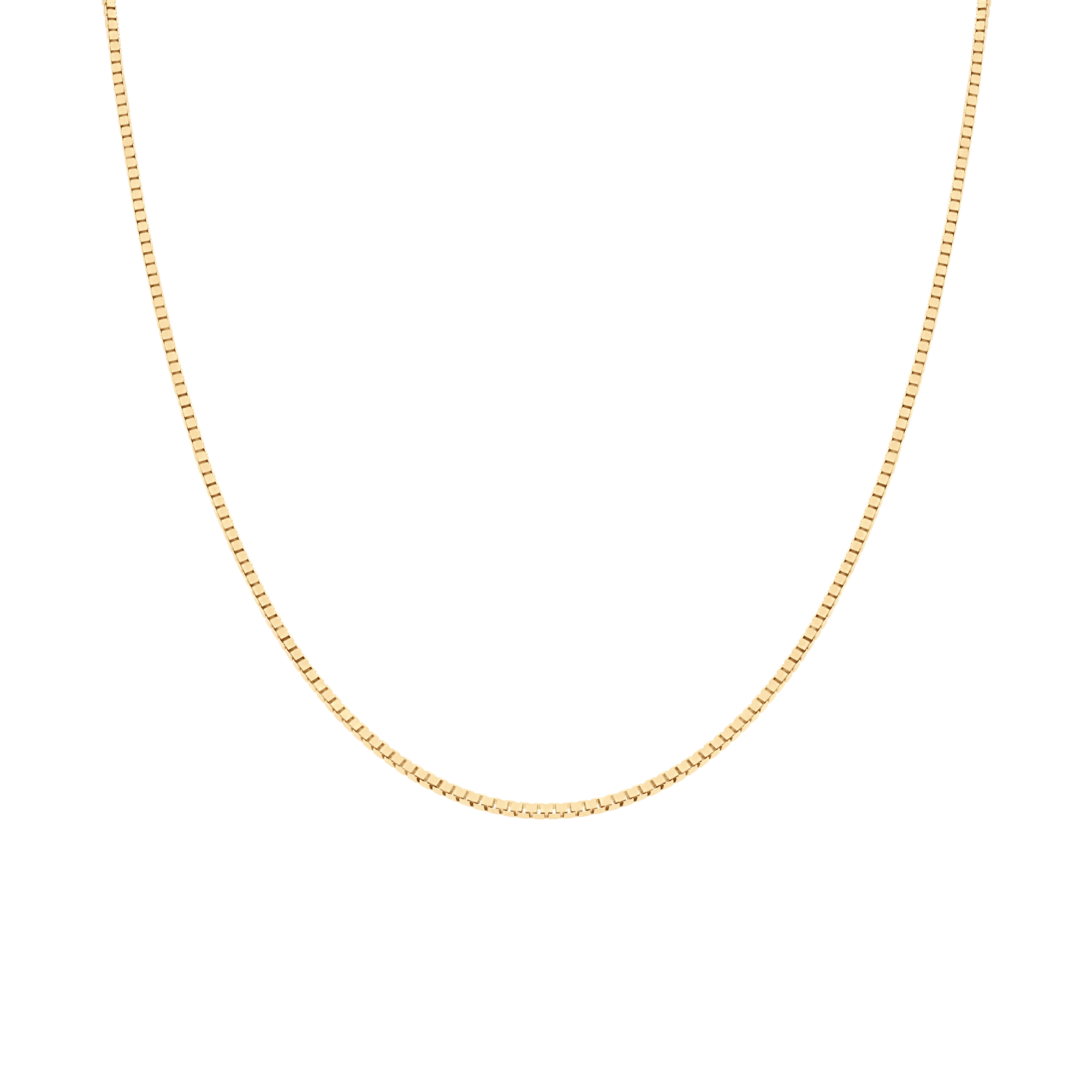 Box chain 46cm 18K gold