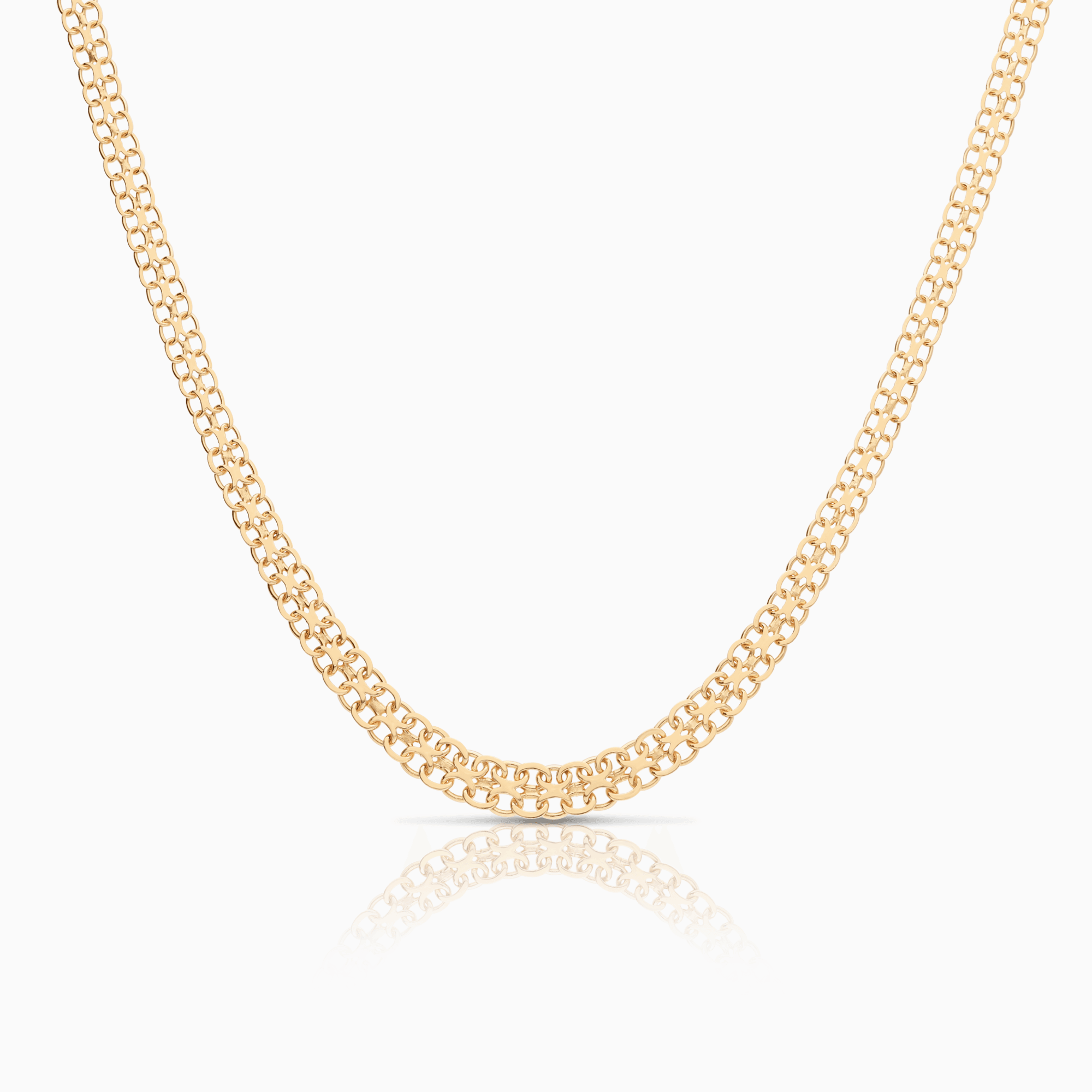 X-link necklace 10.21g 18K gold