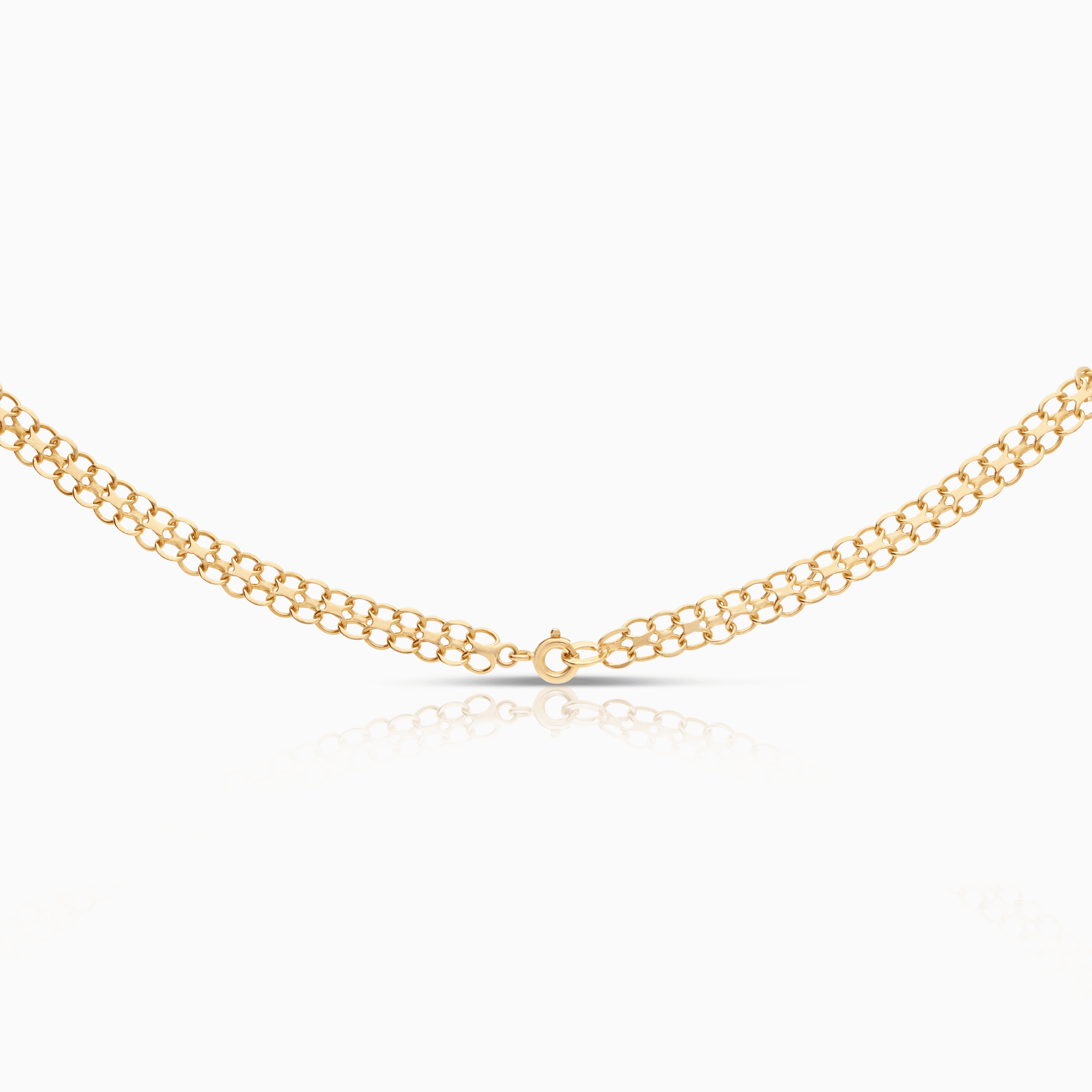 X-link necklace 12.10g 18K gold
