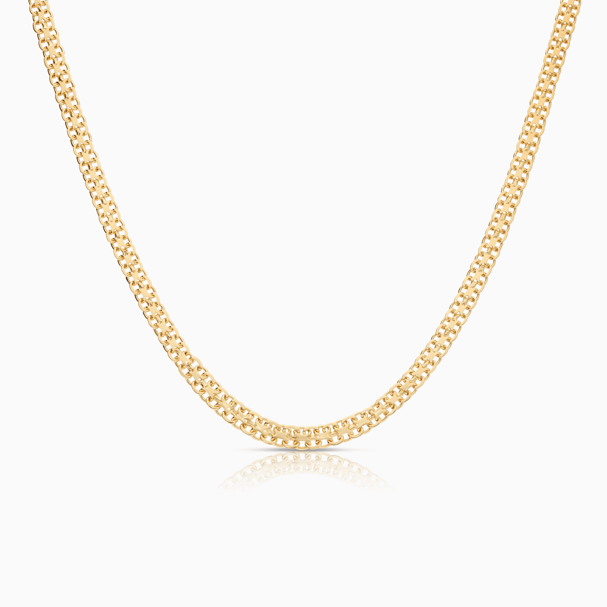 X-link necklace 12.74g 18K gold
