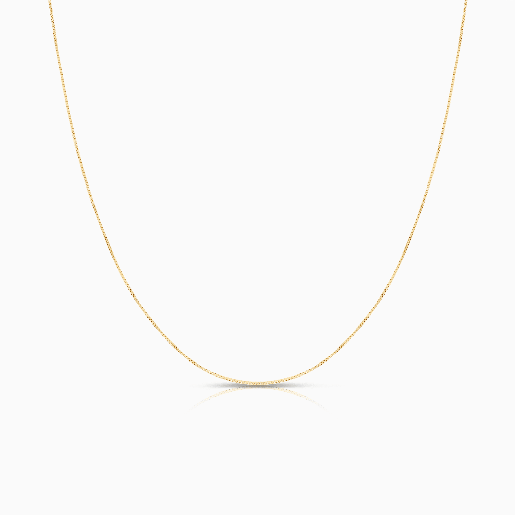 Box Chain 38.5cm 18K gold