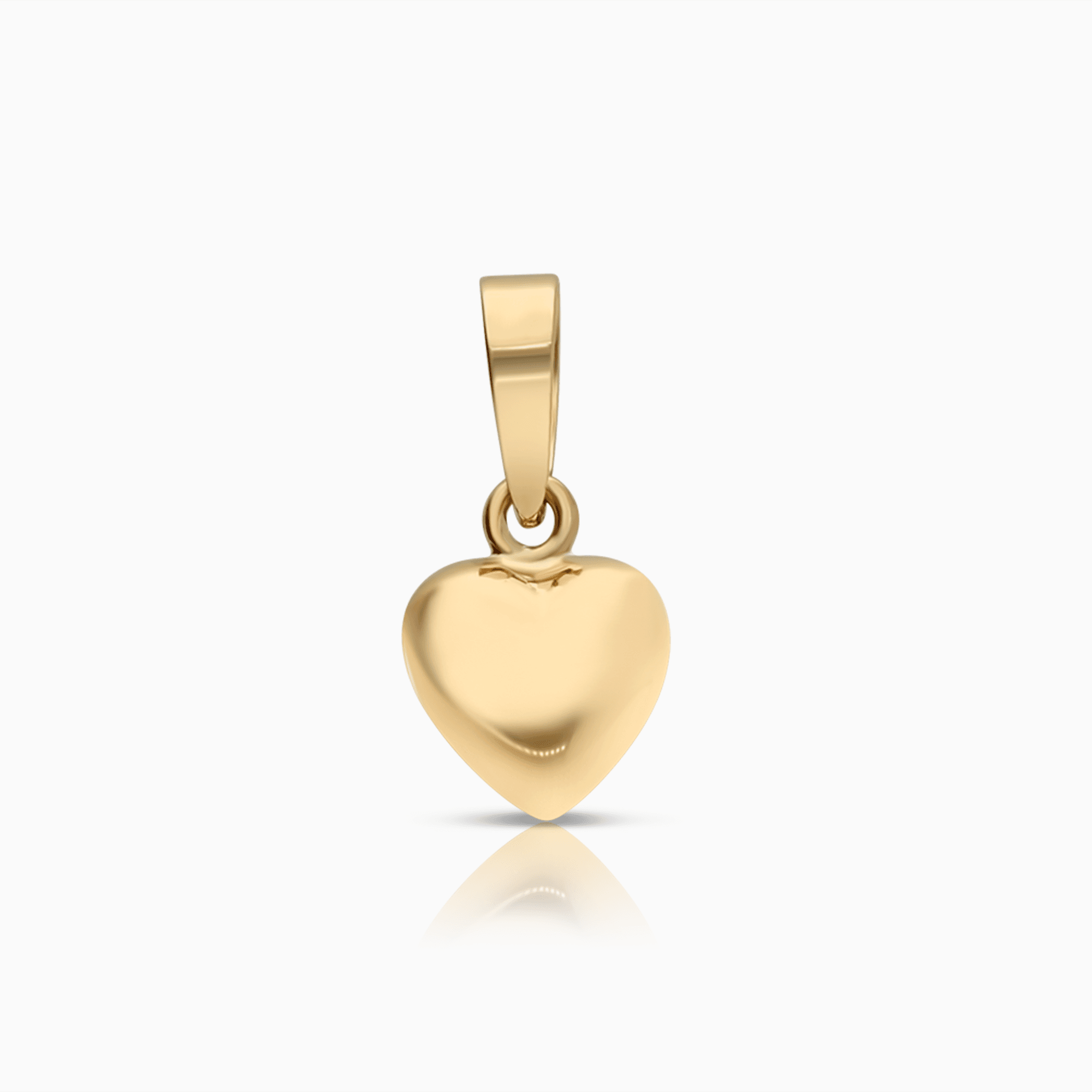 Heart pendant 0.50g 18K gold