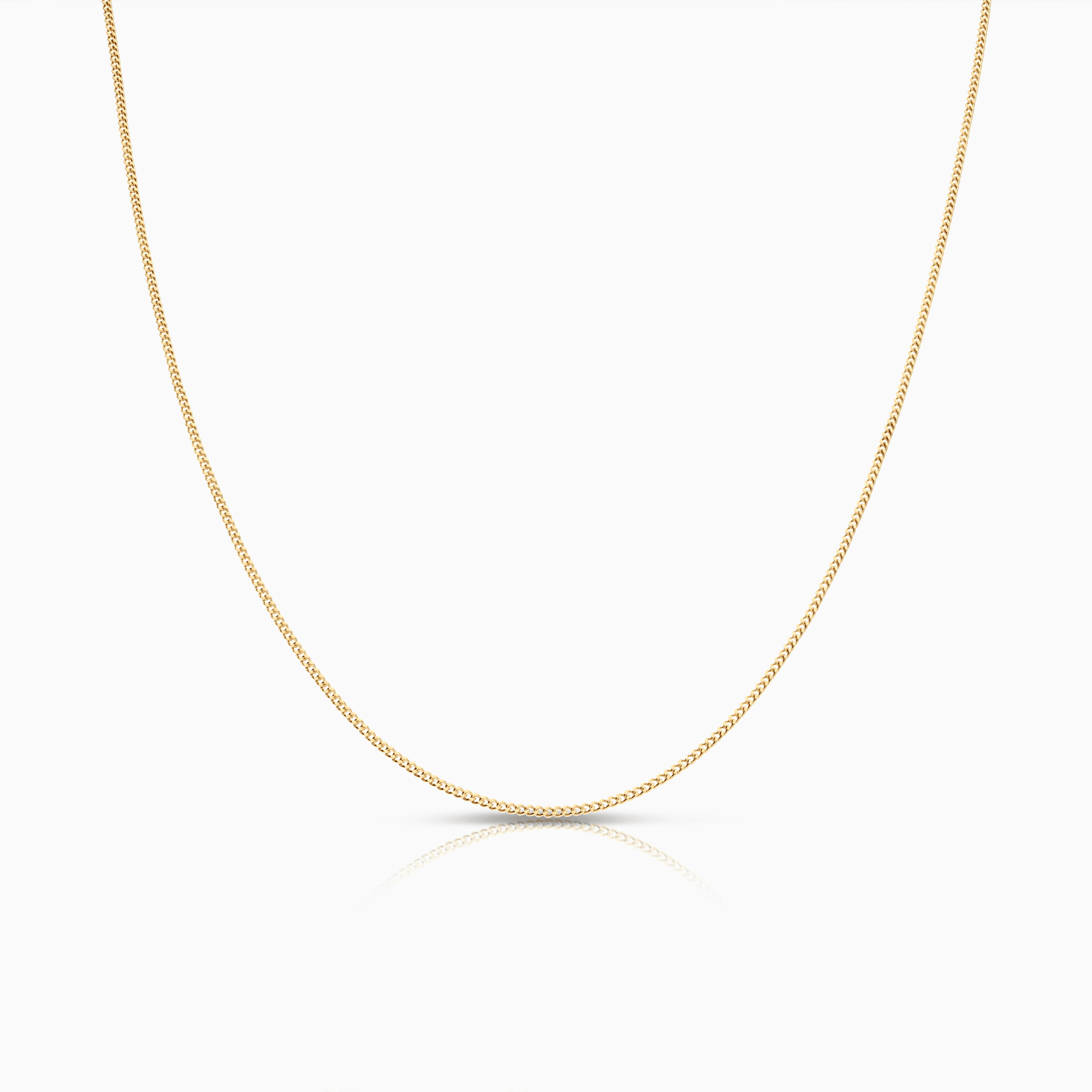 Curb chain 40cm 18K gold