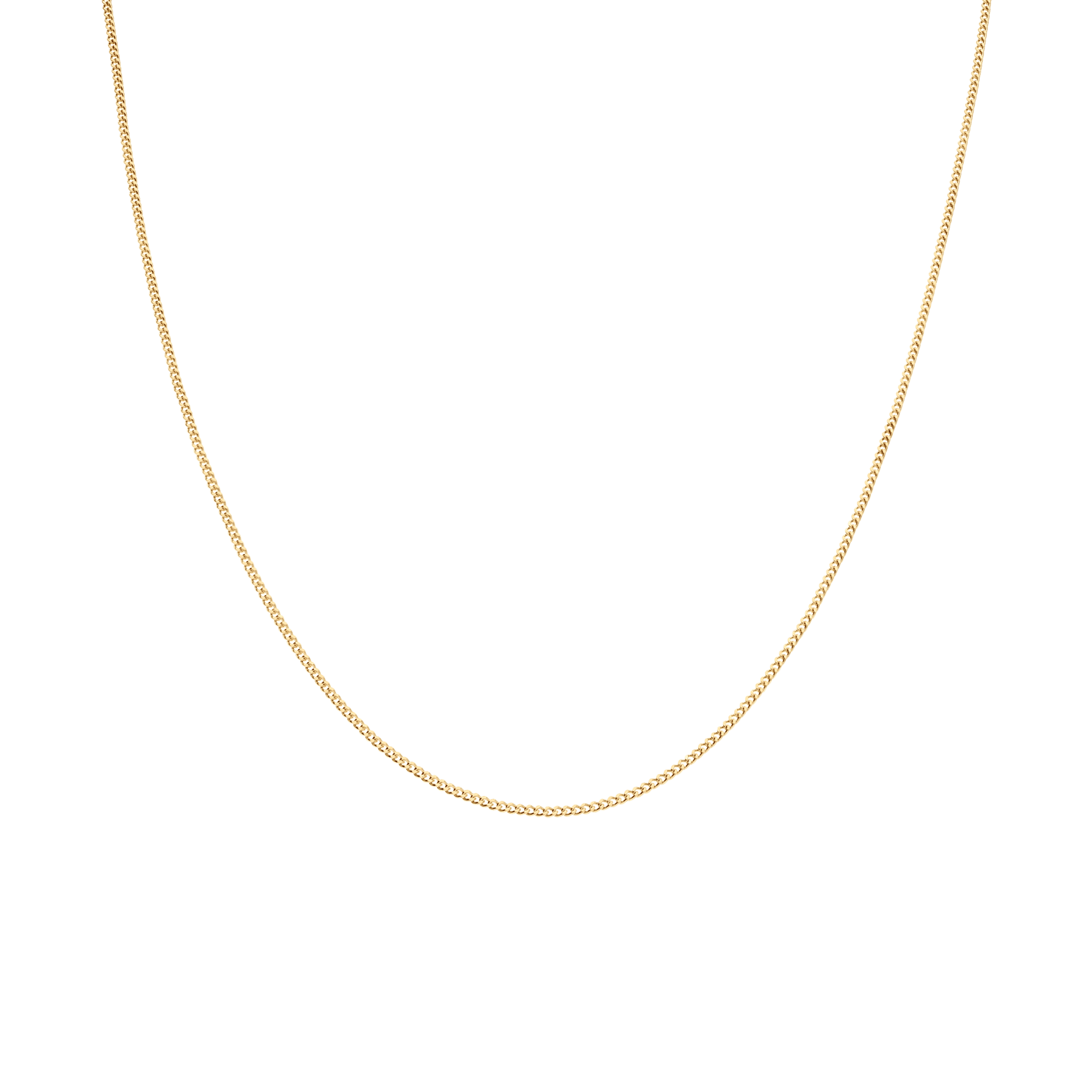 Curb chain 40cm 18K gold