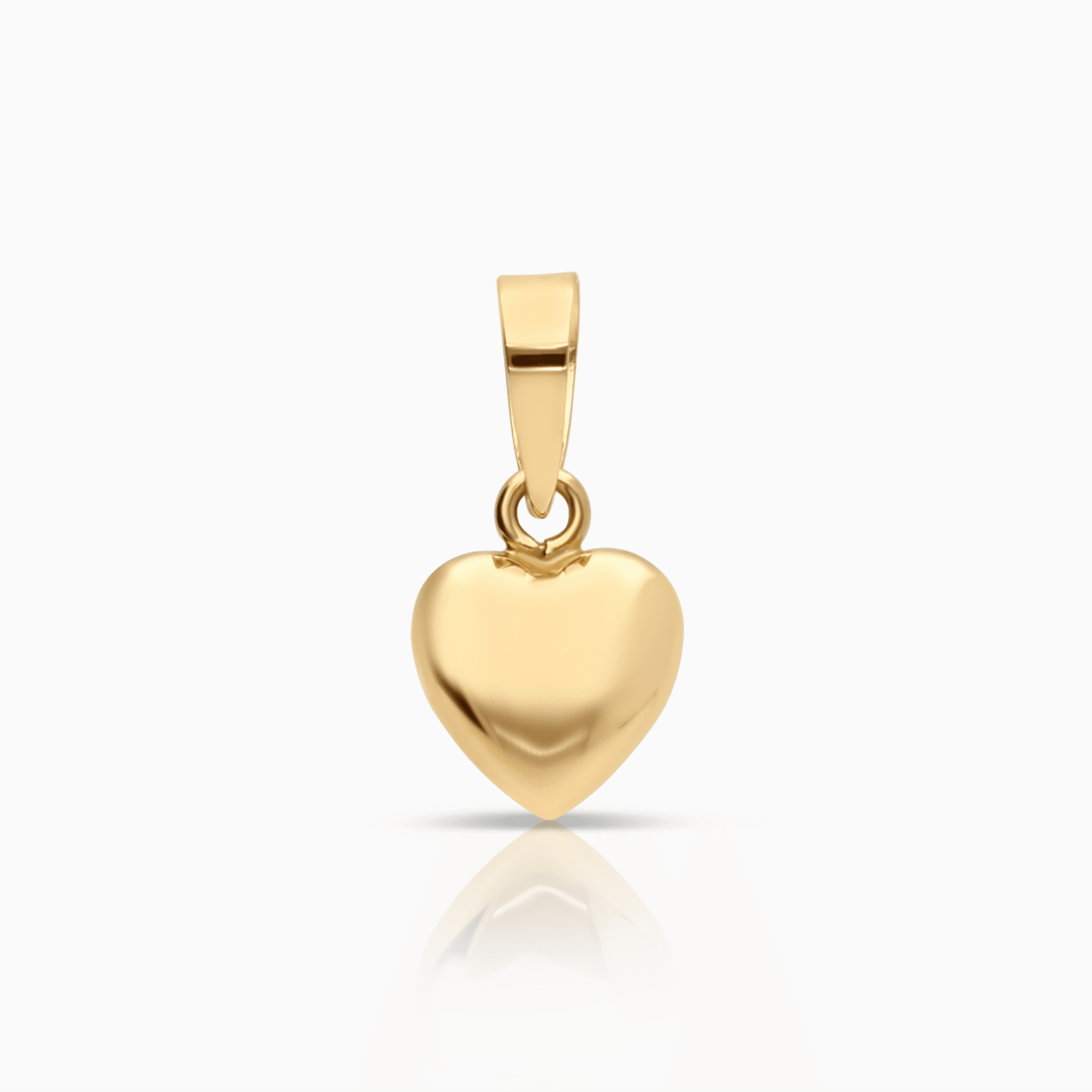 Pendant heart 0.45g 18K gold
