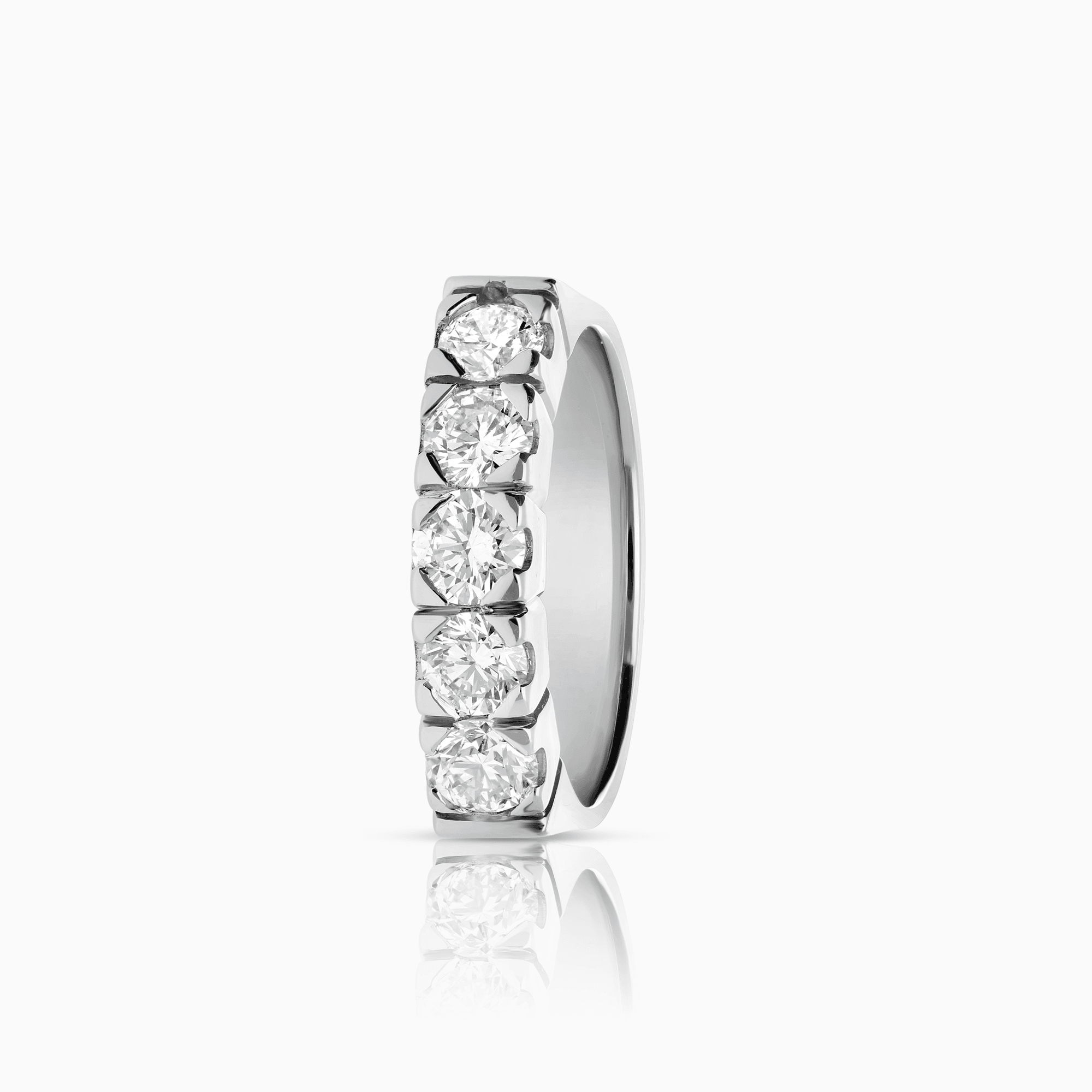 Alliansring 1,00ct 18K