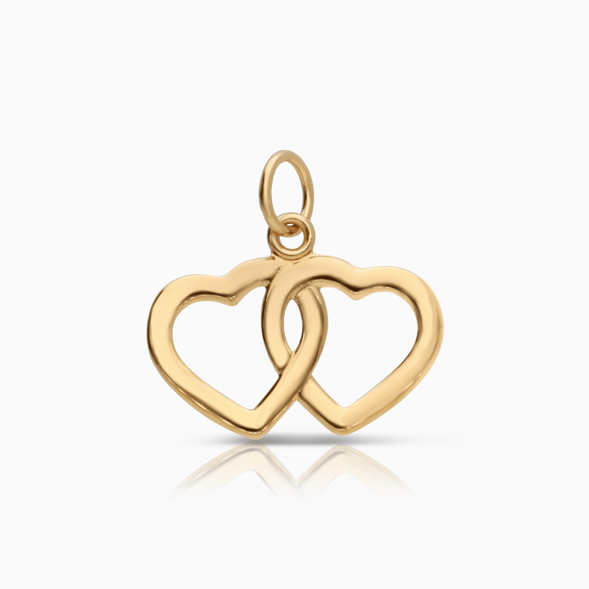 Pendant hearts 0.42g 18K gold