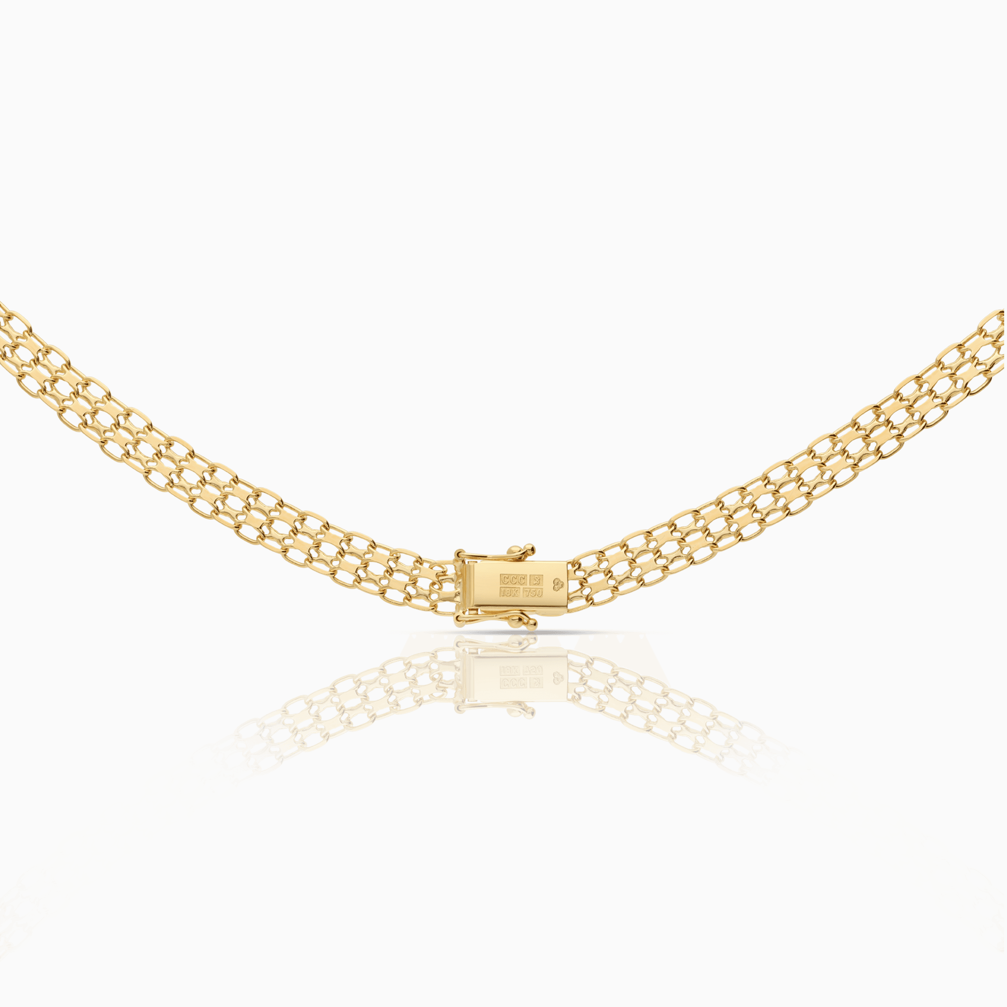 X-länk halsband 22,25g 18K guld