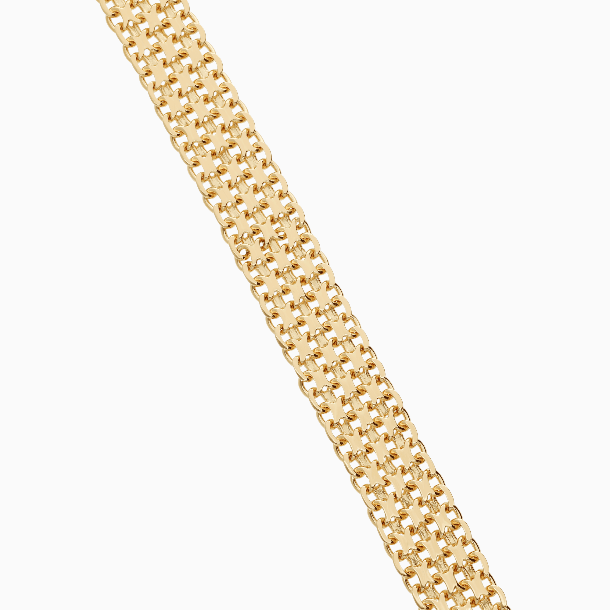 Bracelet x-link 18.90g 18K gold