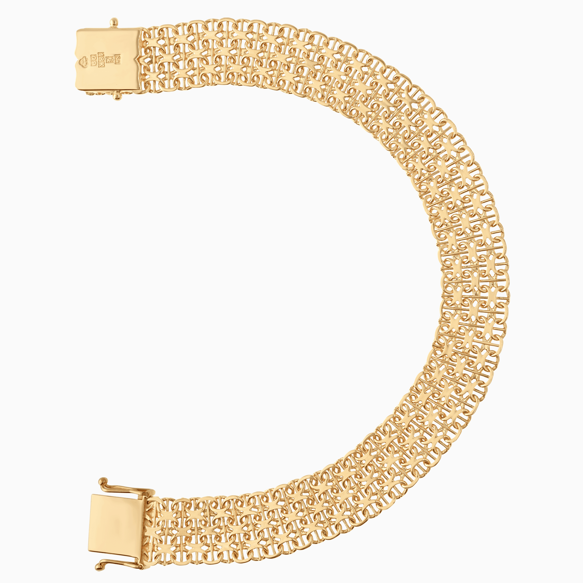 X-link bracelet 22.25g 18K gold