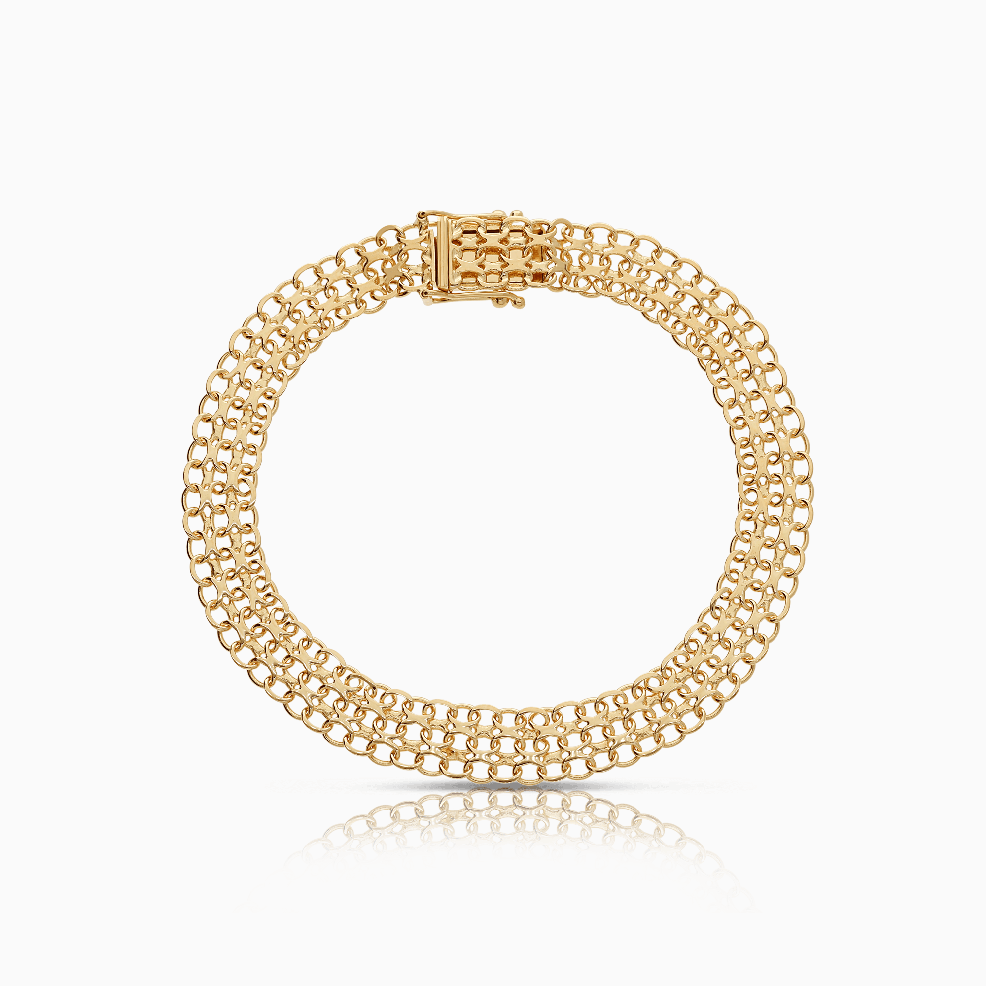 X-länk armband 9,78g 18K guld