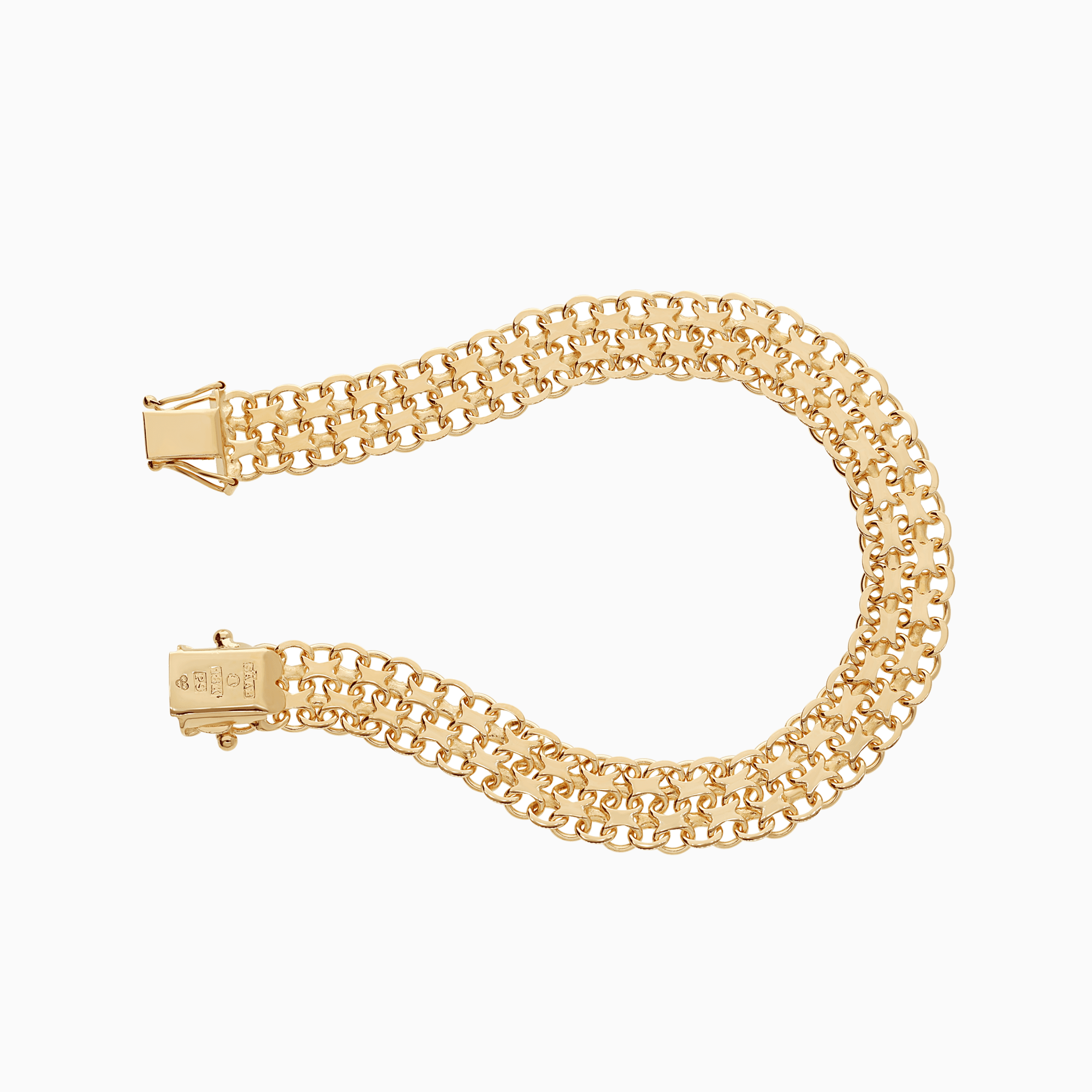 X-länk armband 14,72g 18K guld