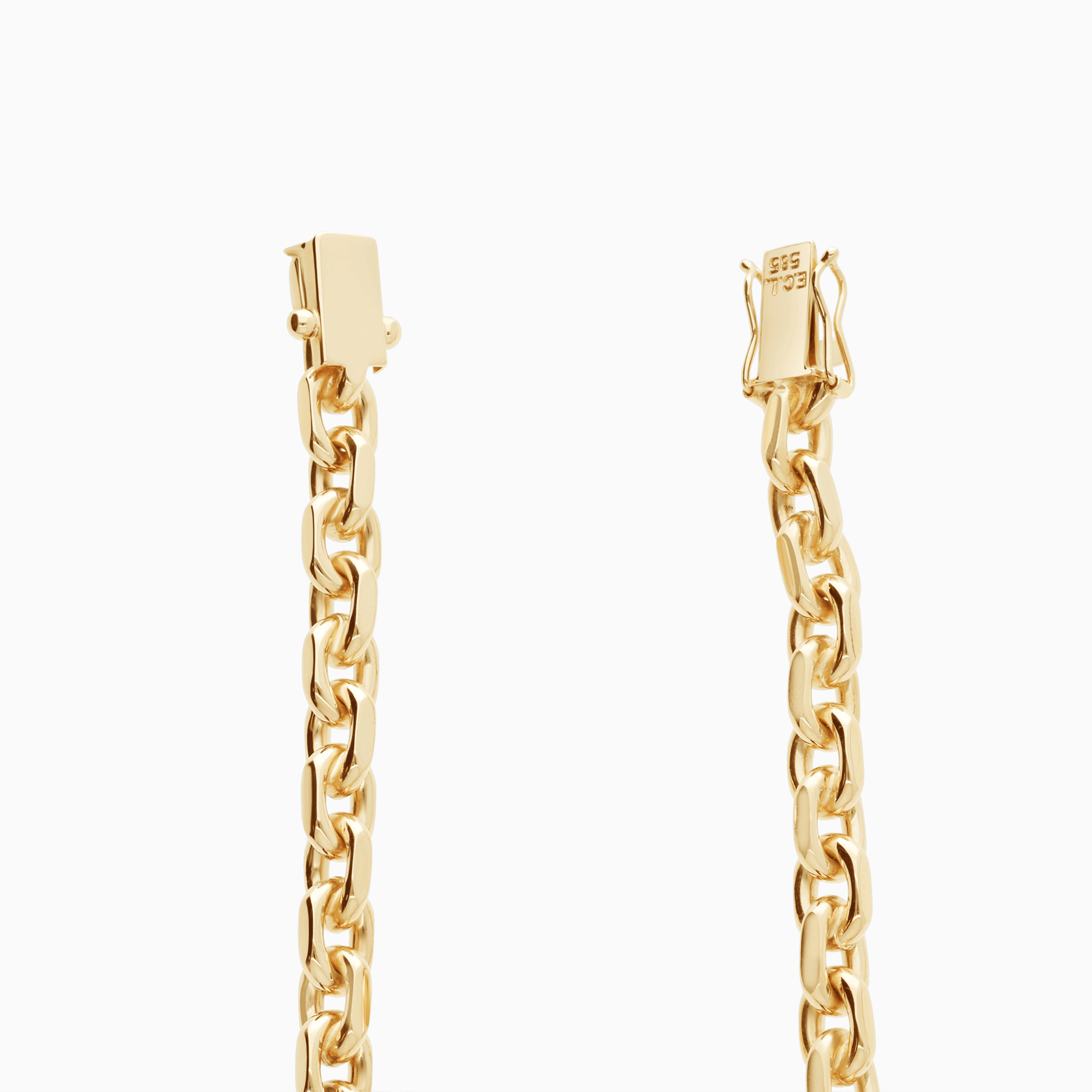 Cable bracelet 30.90g 14K gold