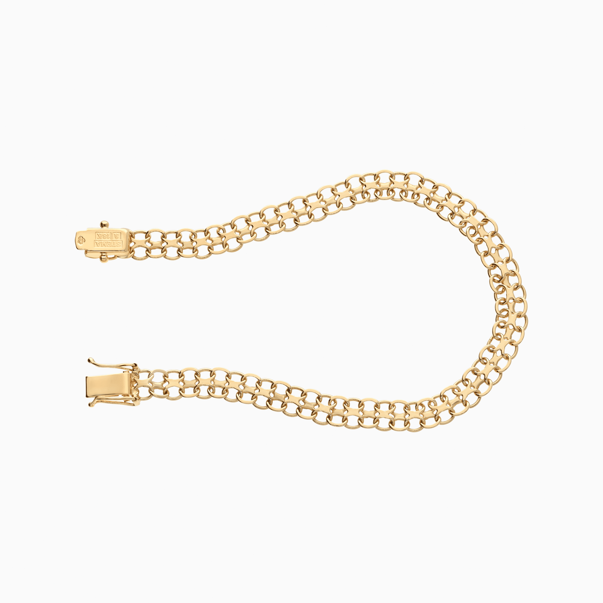 Bracelet X-link 8.0g 18K gold