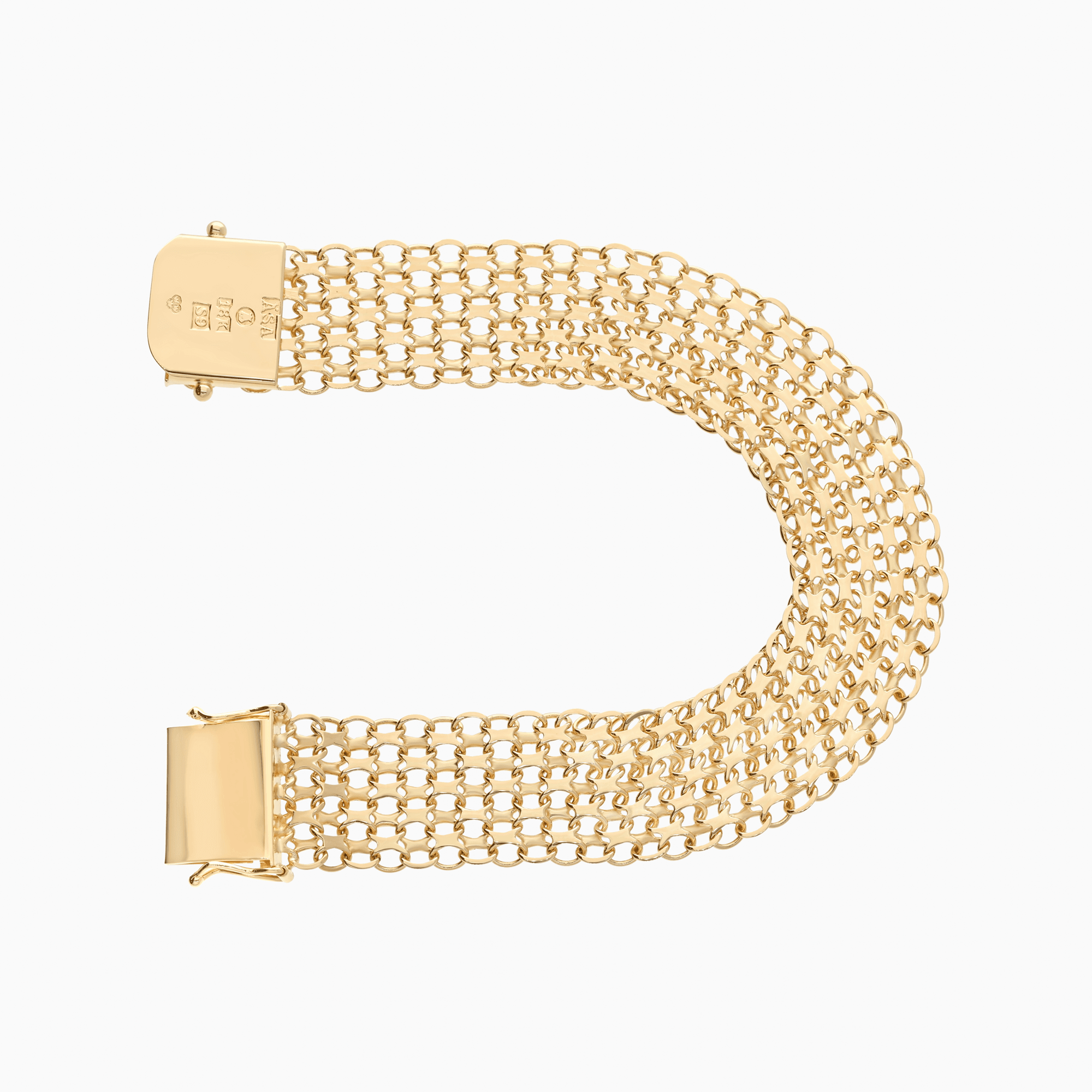 Armband x-länk 20,34g 18K guld