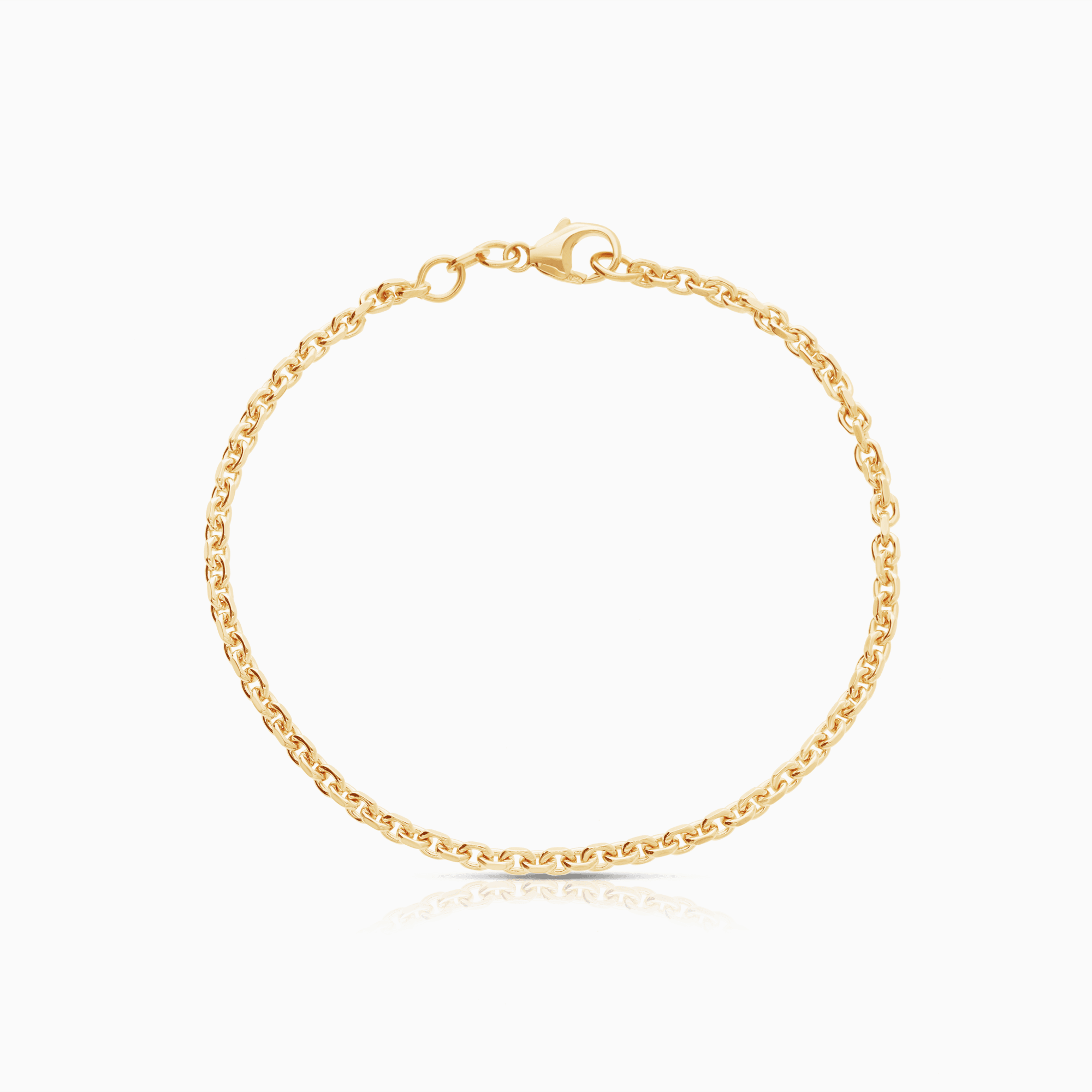 Cable bracelet 6.60g 18K gold