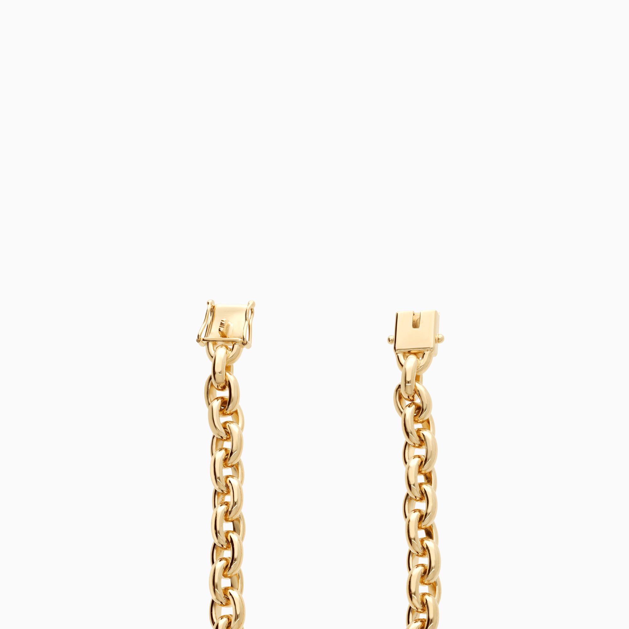 Cable bracelet 71.68g 18K gold