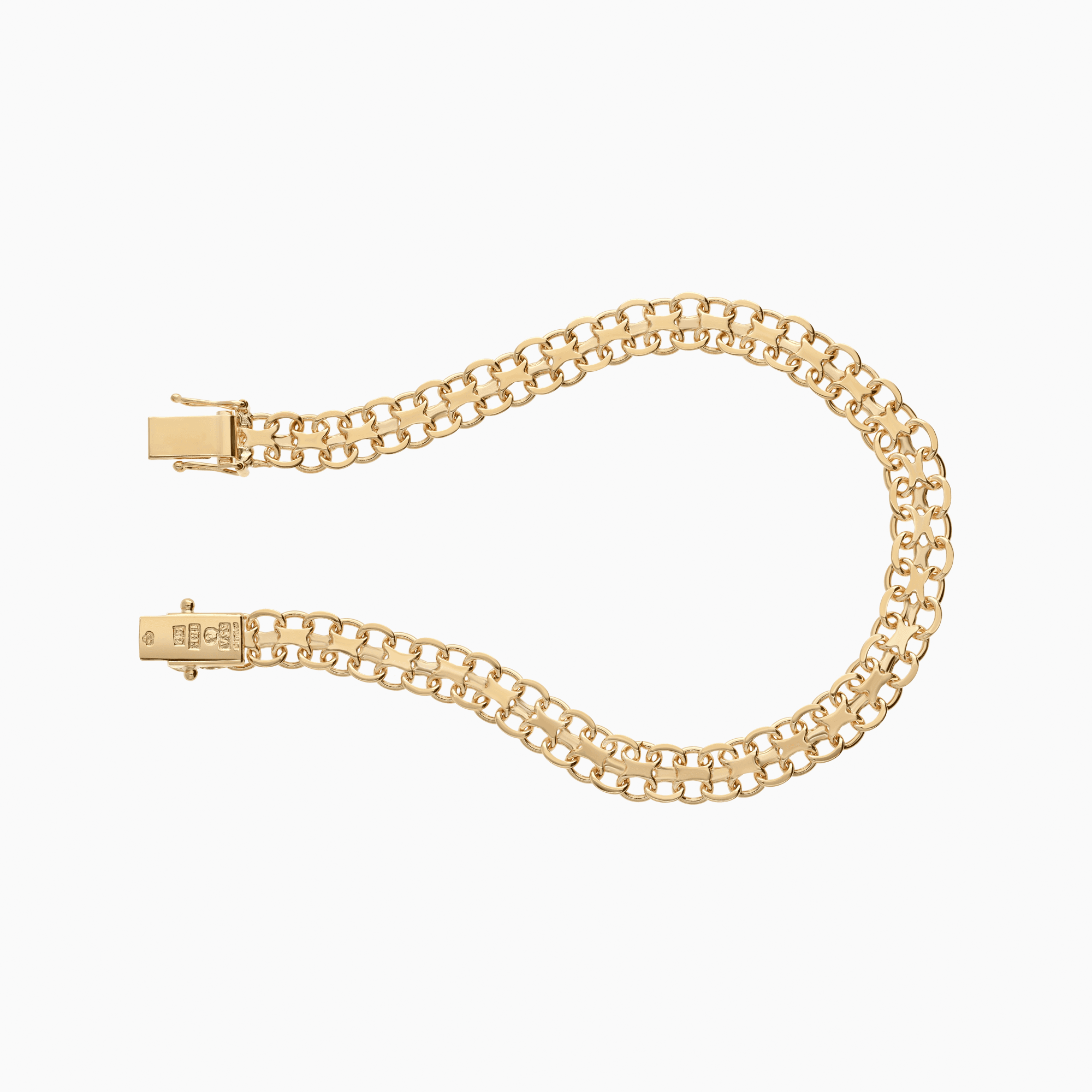 X-länk armband 14,46g 18K guld