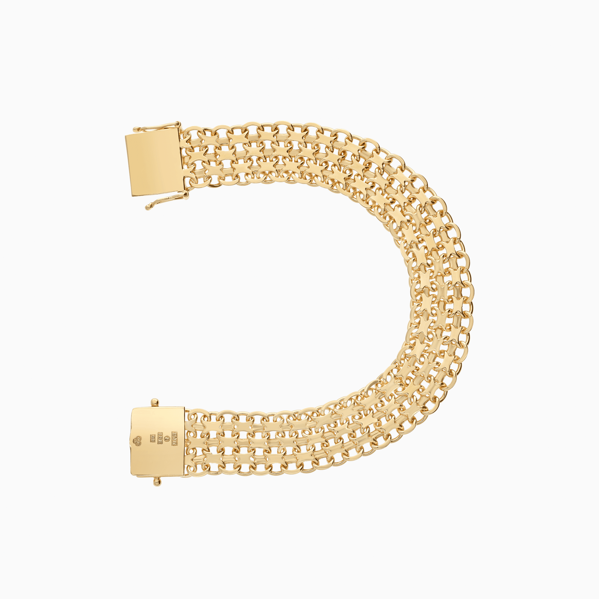 X-link bracelet 24.08g 18K gold