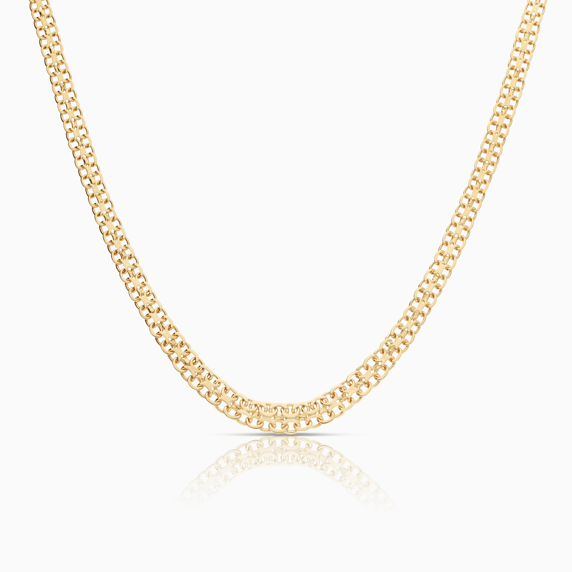 X-link necklace 12.06g 18K gold