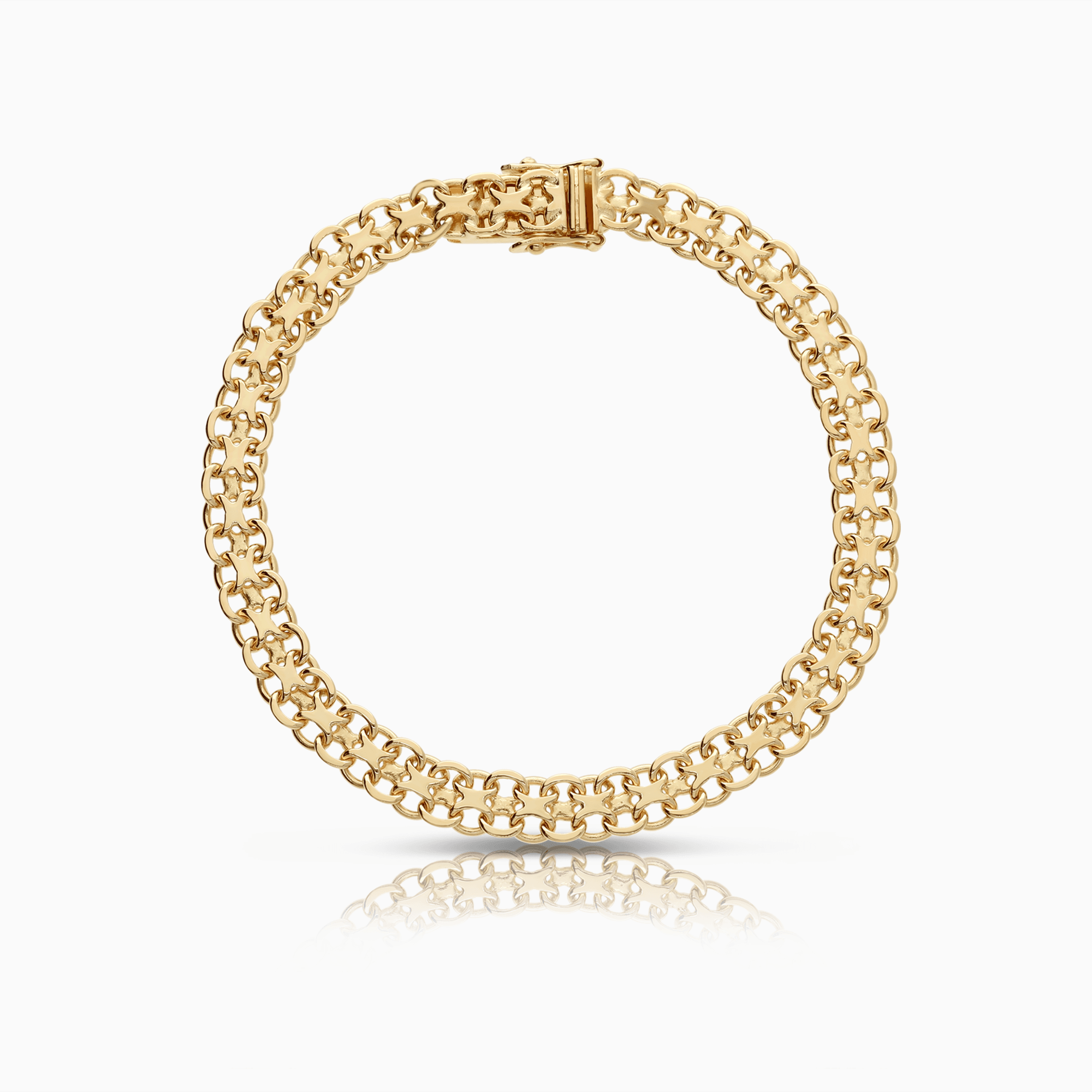 X-link bracelet 10.45g 18K gold