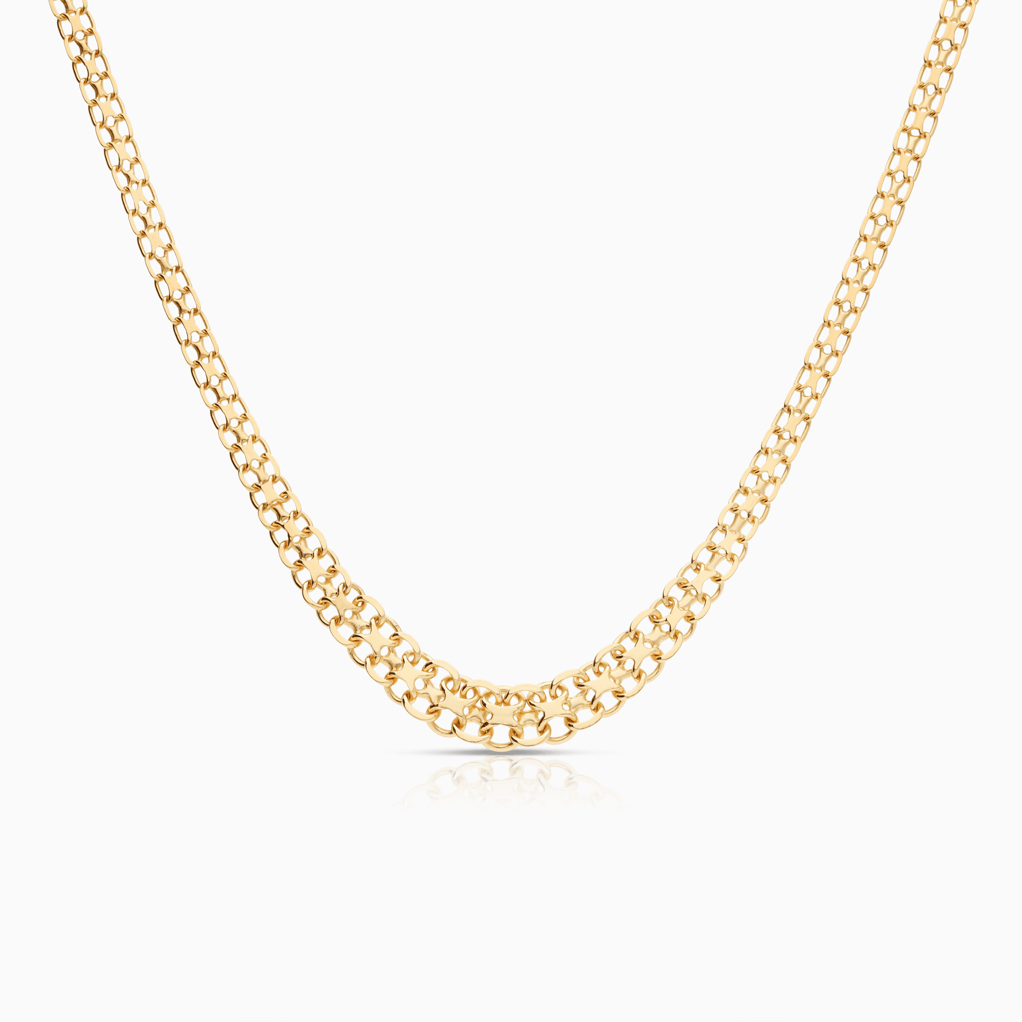 X-Link Necklace 15.50g 18K Gold