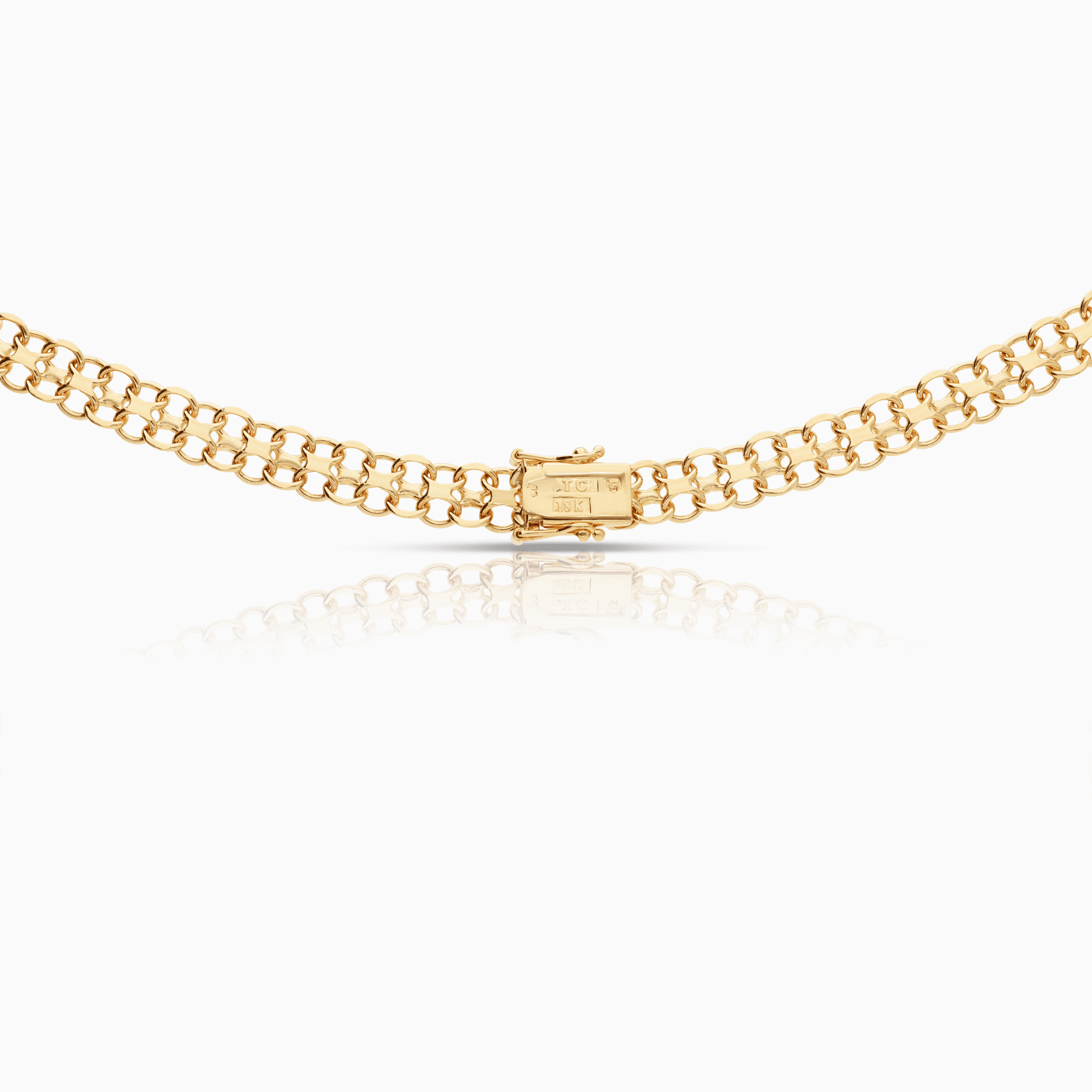 X-link necklace 31.55g 18K gold